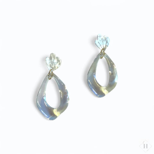 Statement ørering - klare dråber Winther Design