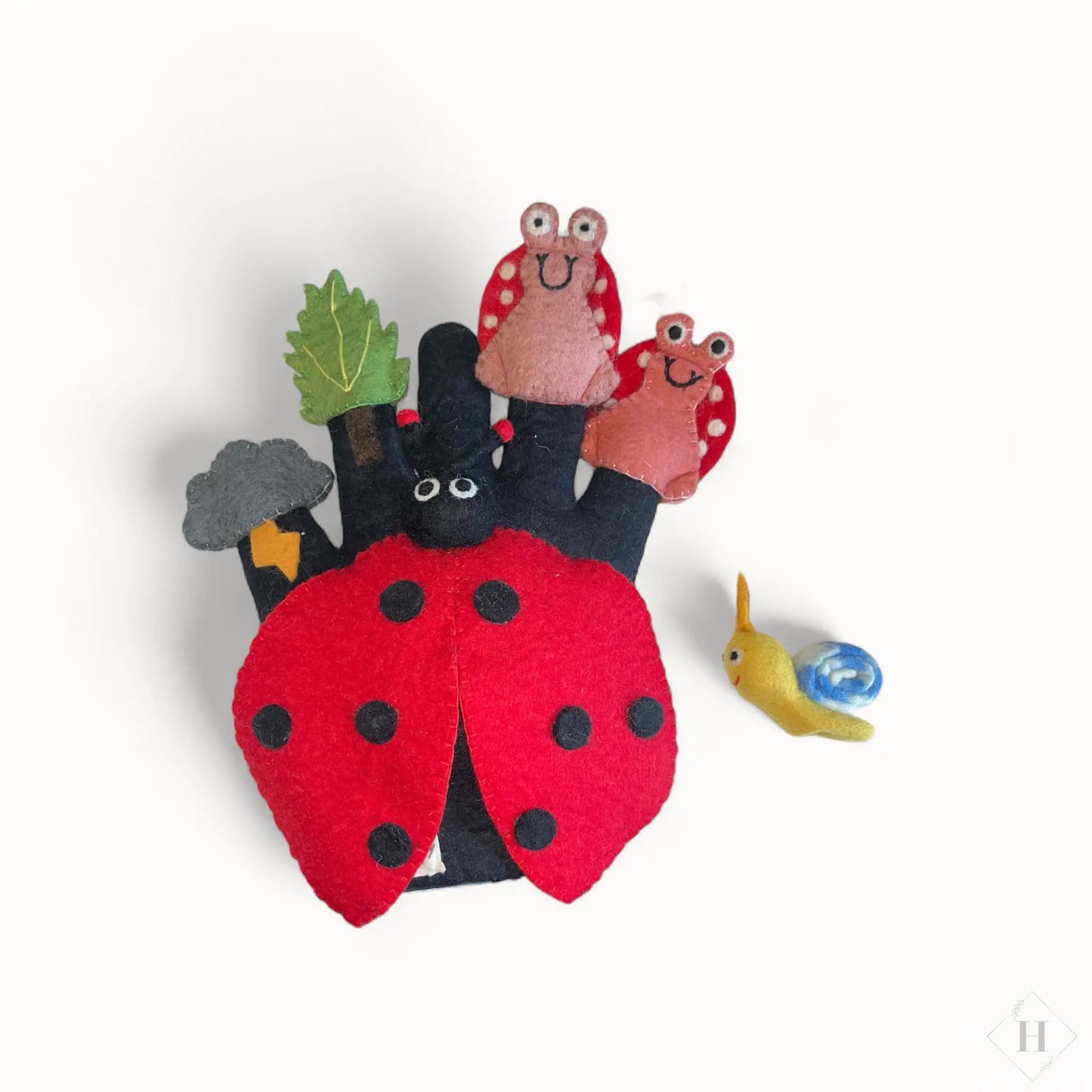 Filtet sang dukke - Mariehønen Evigglad Their Story