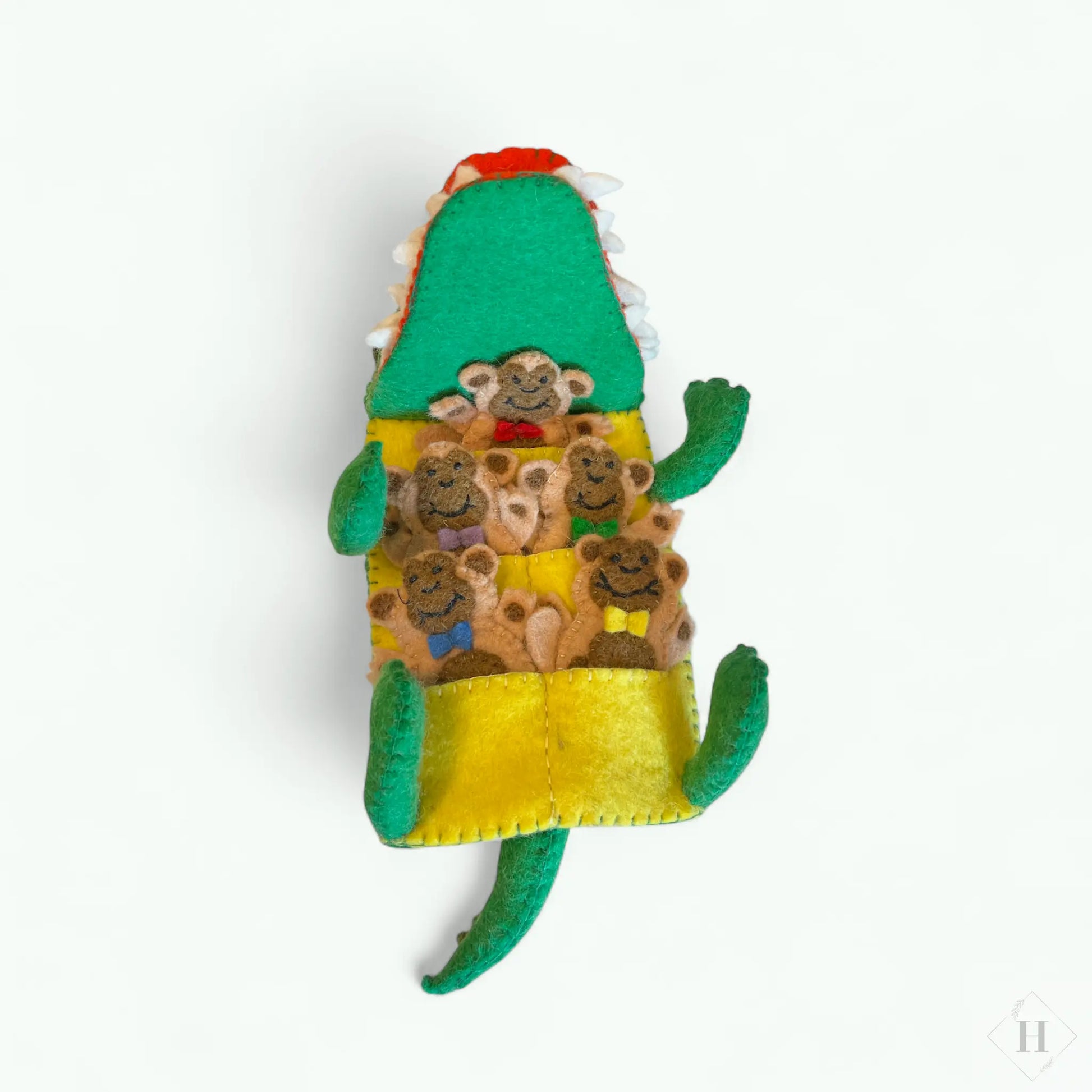 Filtet sang dukke - 5 små aber Their Story