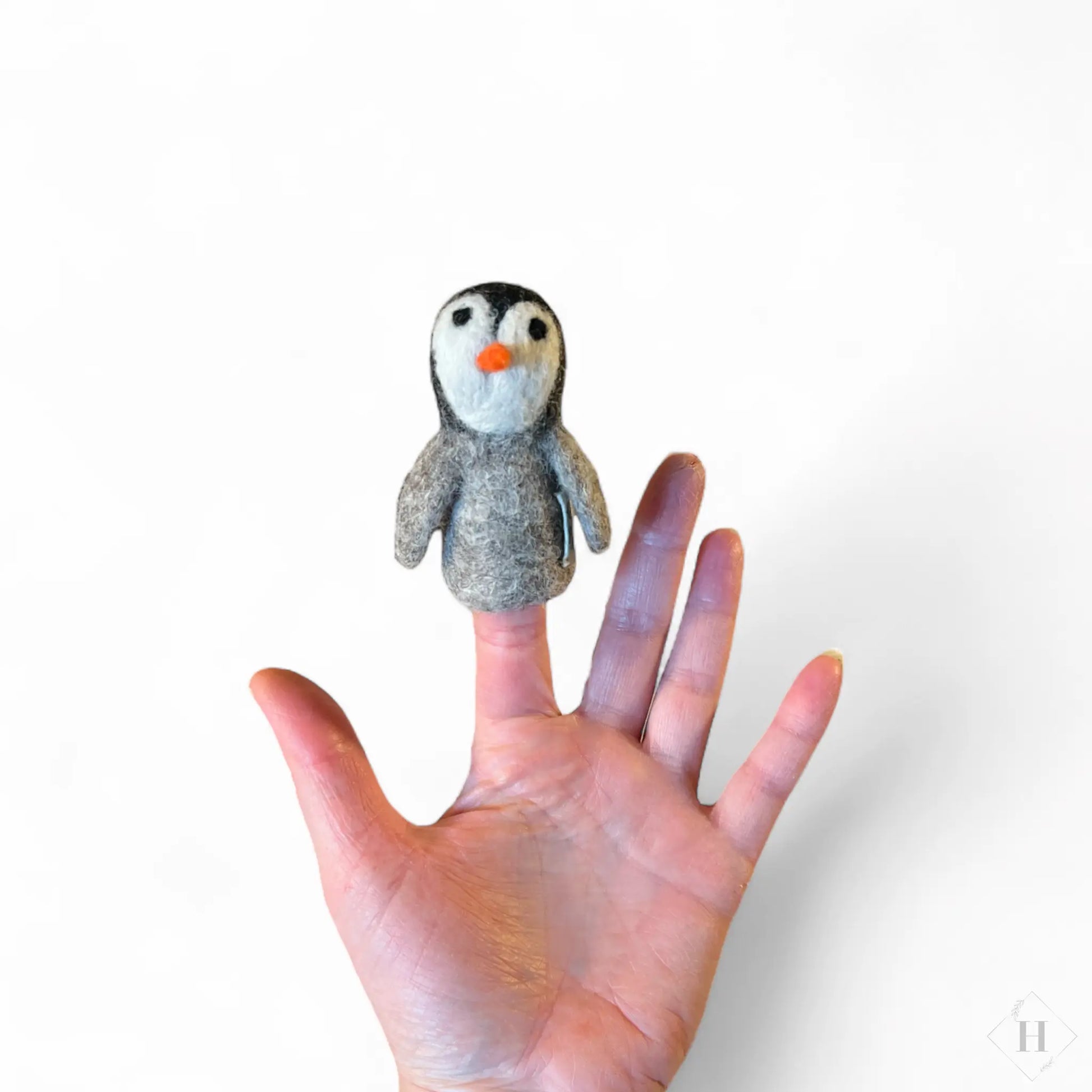 Filtet fingerdukke - Pingvin Their Story