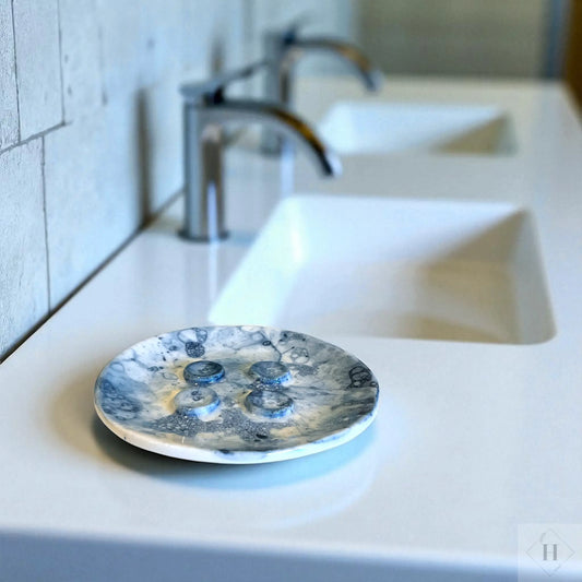 Sæbeskål i porcelæn Famalut