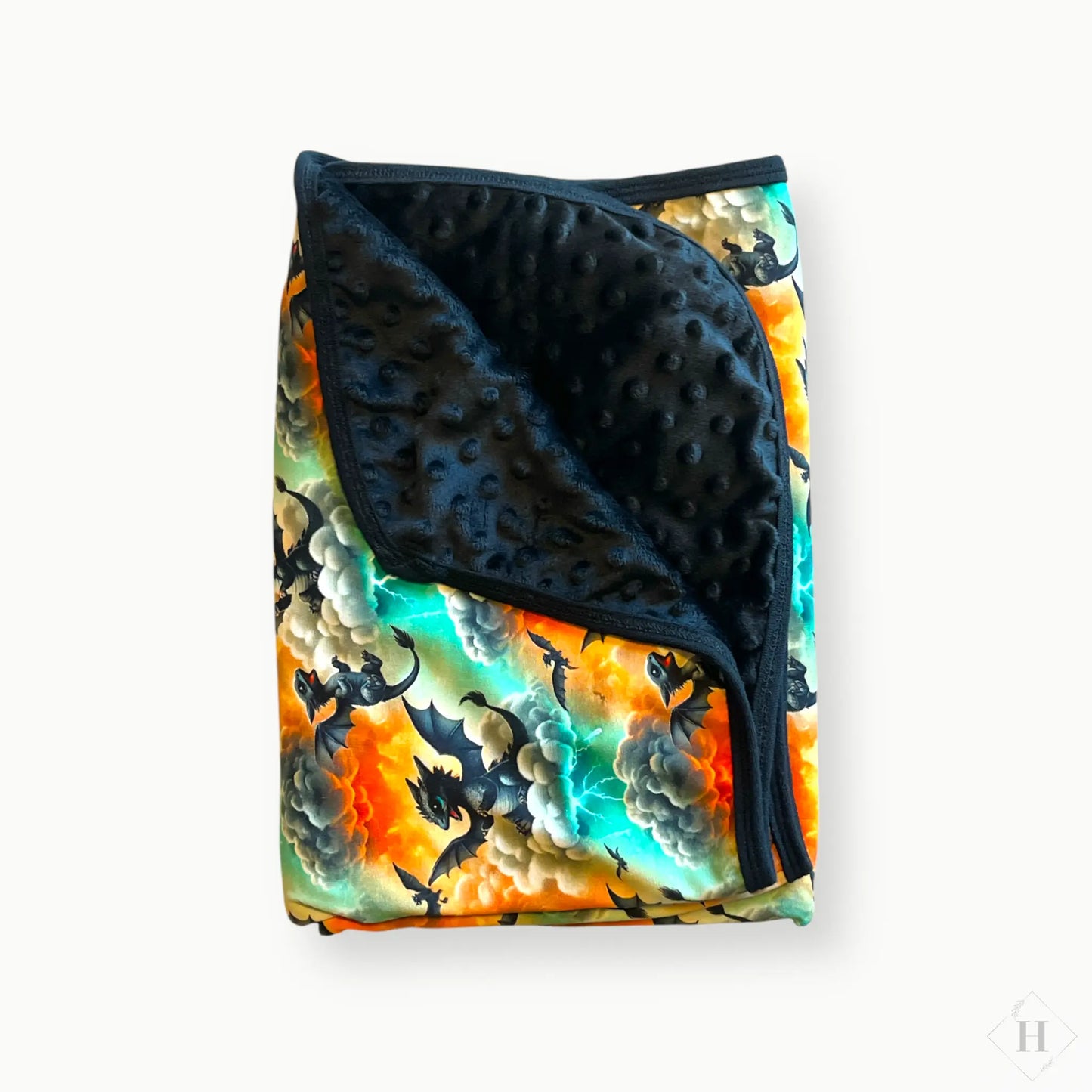 Håndlavet Baby Tæppe Jersey 70x100cm - Blødt Minky Fleece Tæppe til Barnevogn Louifax