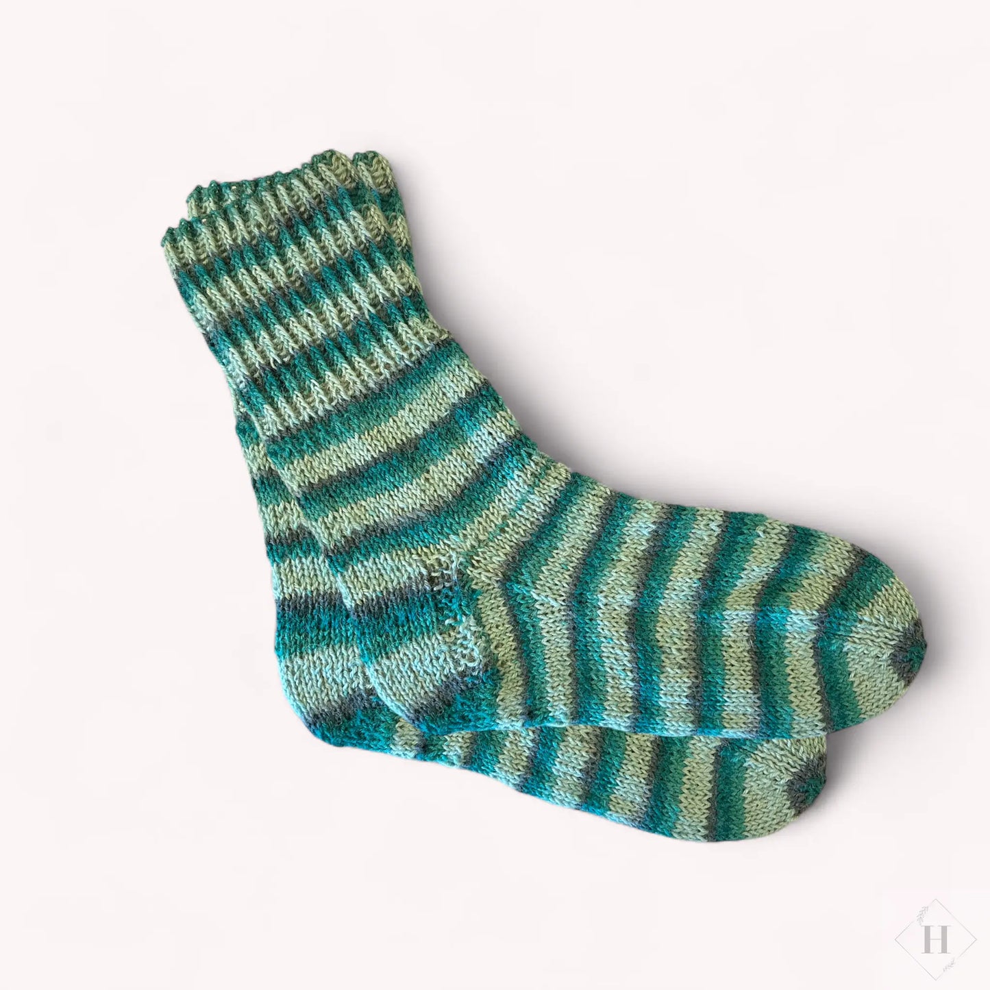 Strikkede strømper str 38-39 Håndlavet af