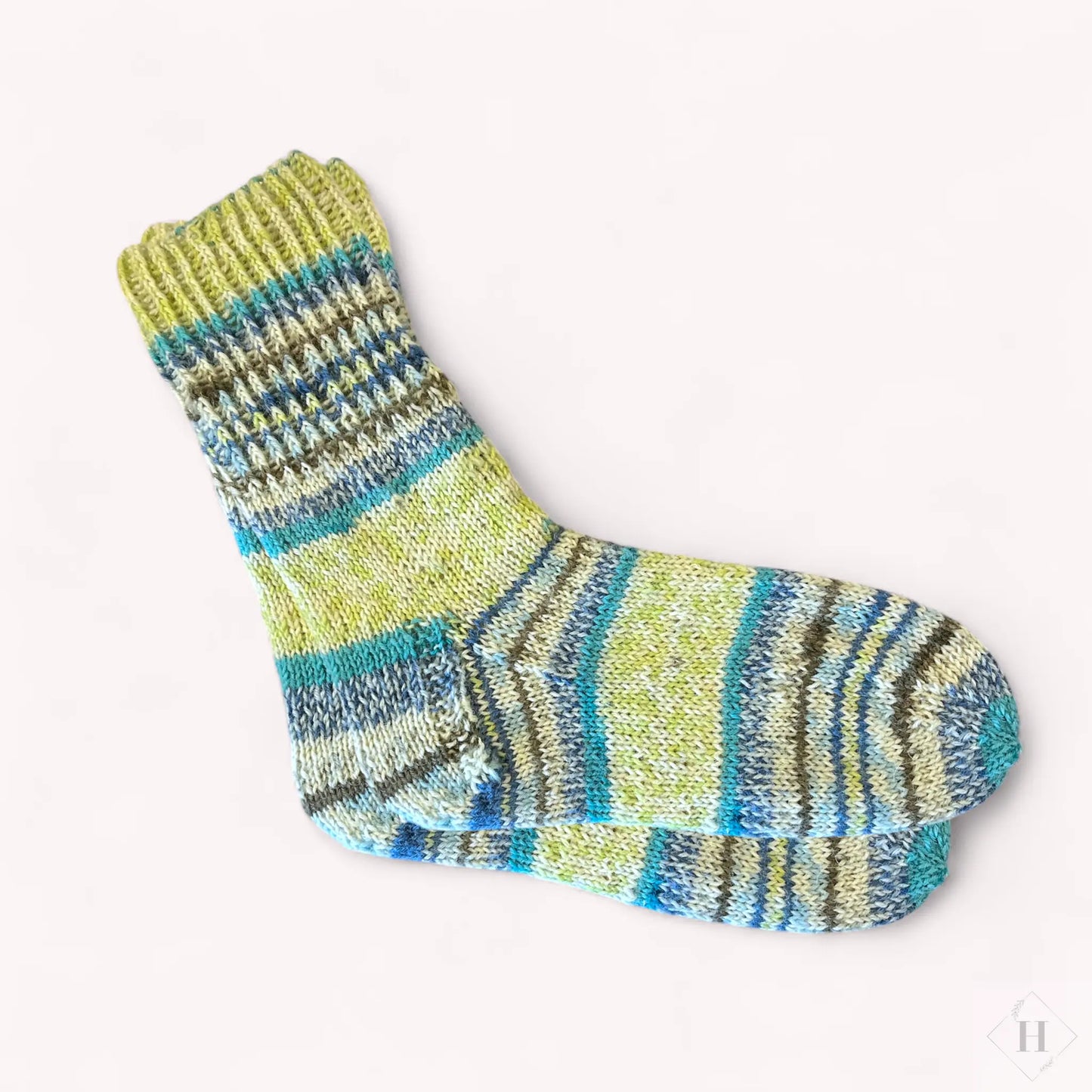 Strikkede strømper str 38-39 Håndlavet af