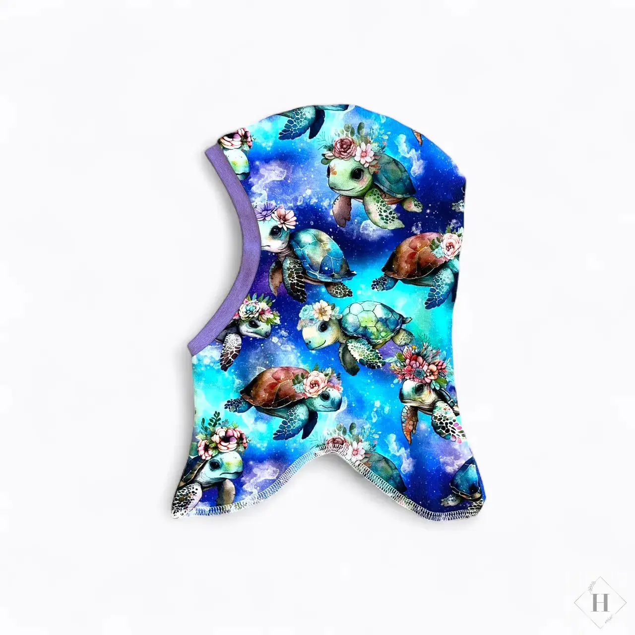 Håndlavet Baby Elefanthue Jersey Str 46-49 - Varm To-Lags Vinterhue 6-18 Måneder Louifax