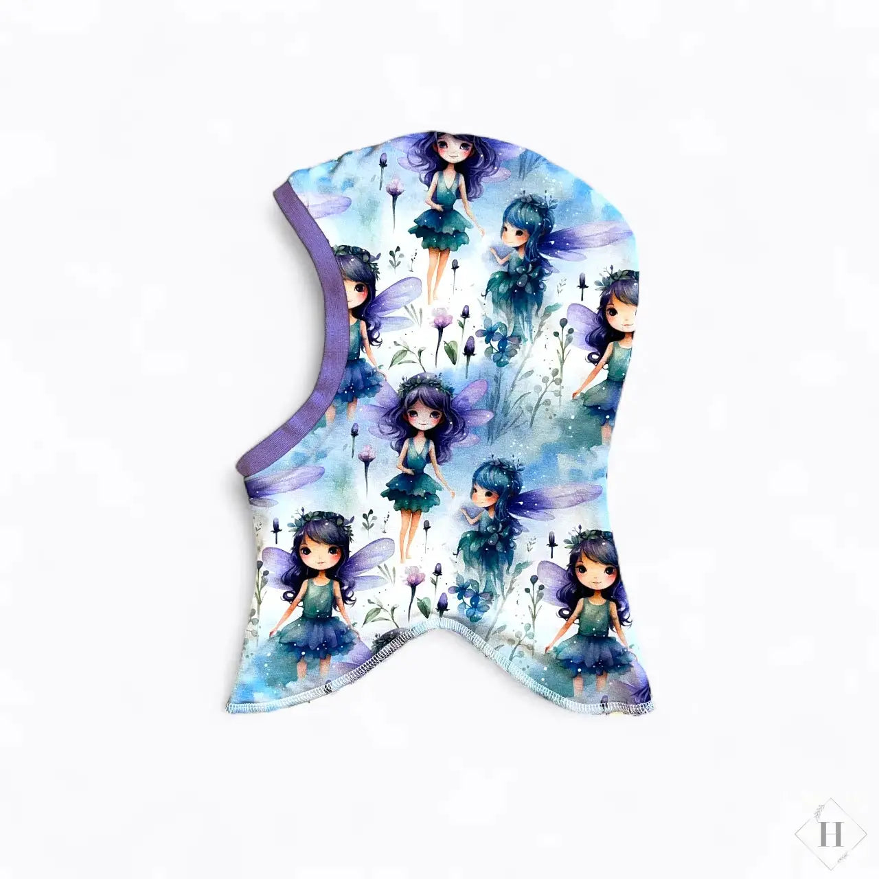 Håndlavet Baby Elefanthue Jersey Str 46-49 - Varm To-Lags Vinterhue 6-18 Måneder Louifax