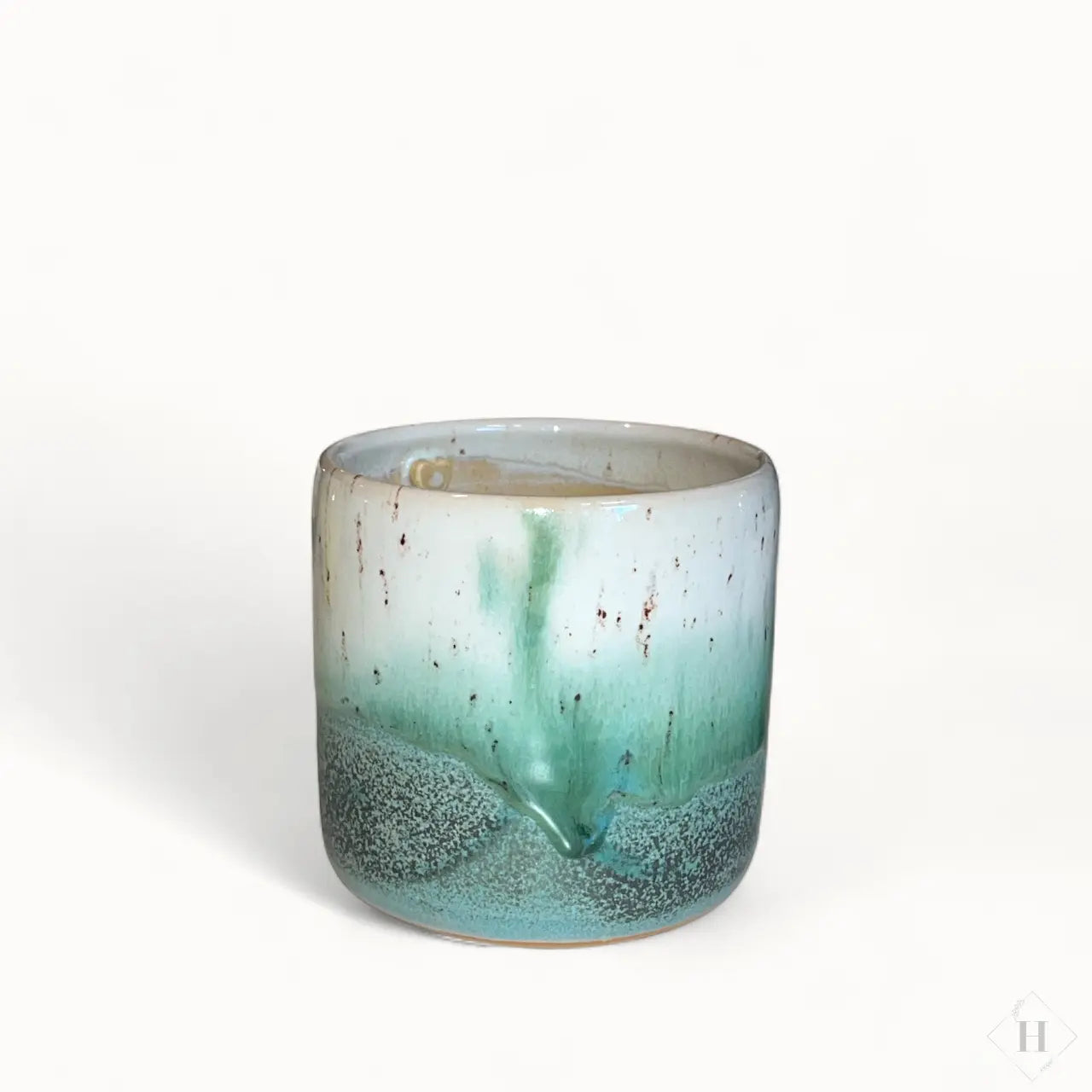 Krus uden hank - blågrøn Clay by Hornstrup