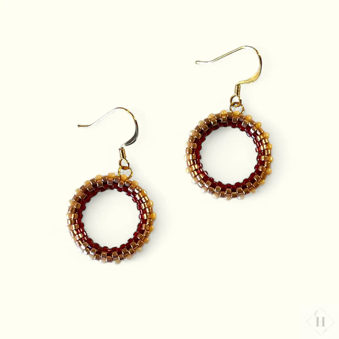 Ørering af miyuki perler - runde (forskellige varianter) Sara Engel