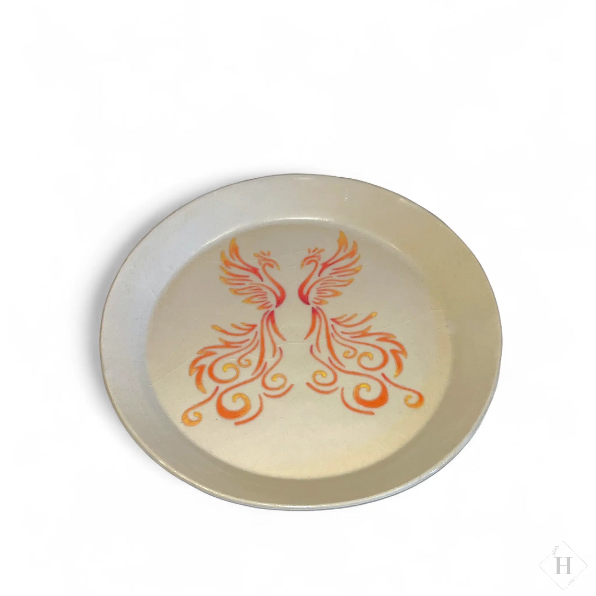 Tallerken - fugl fønix Creatrivi