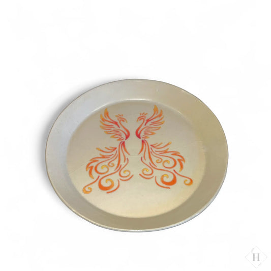 Tallerken - fugl fønix Creatrivi