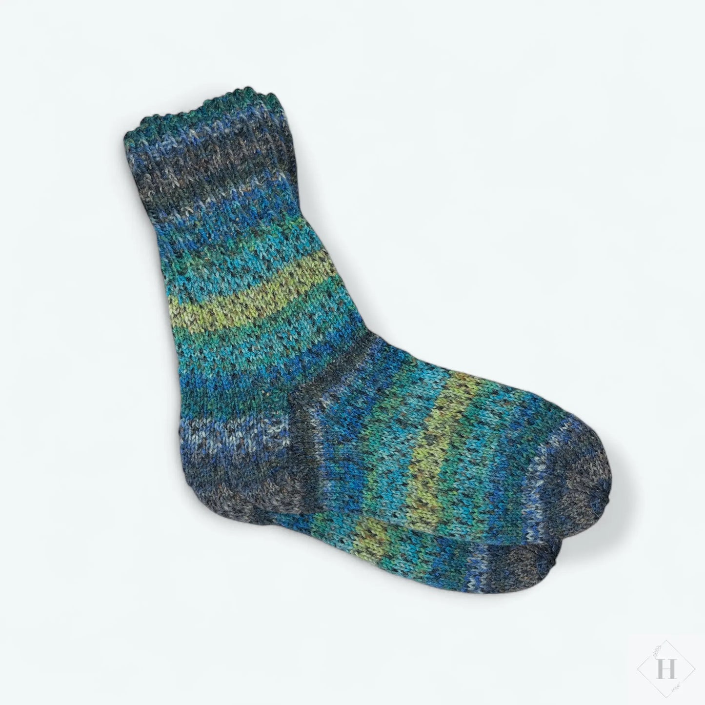 Strikkede strømper str 38-39 Håndlavet af