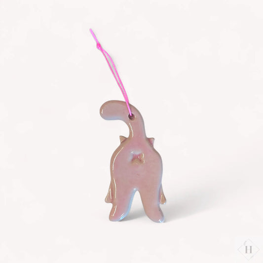 Ophæng i keramik - kattenumse Gitte Bramm