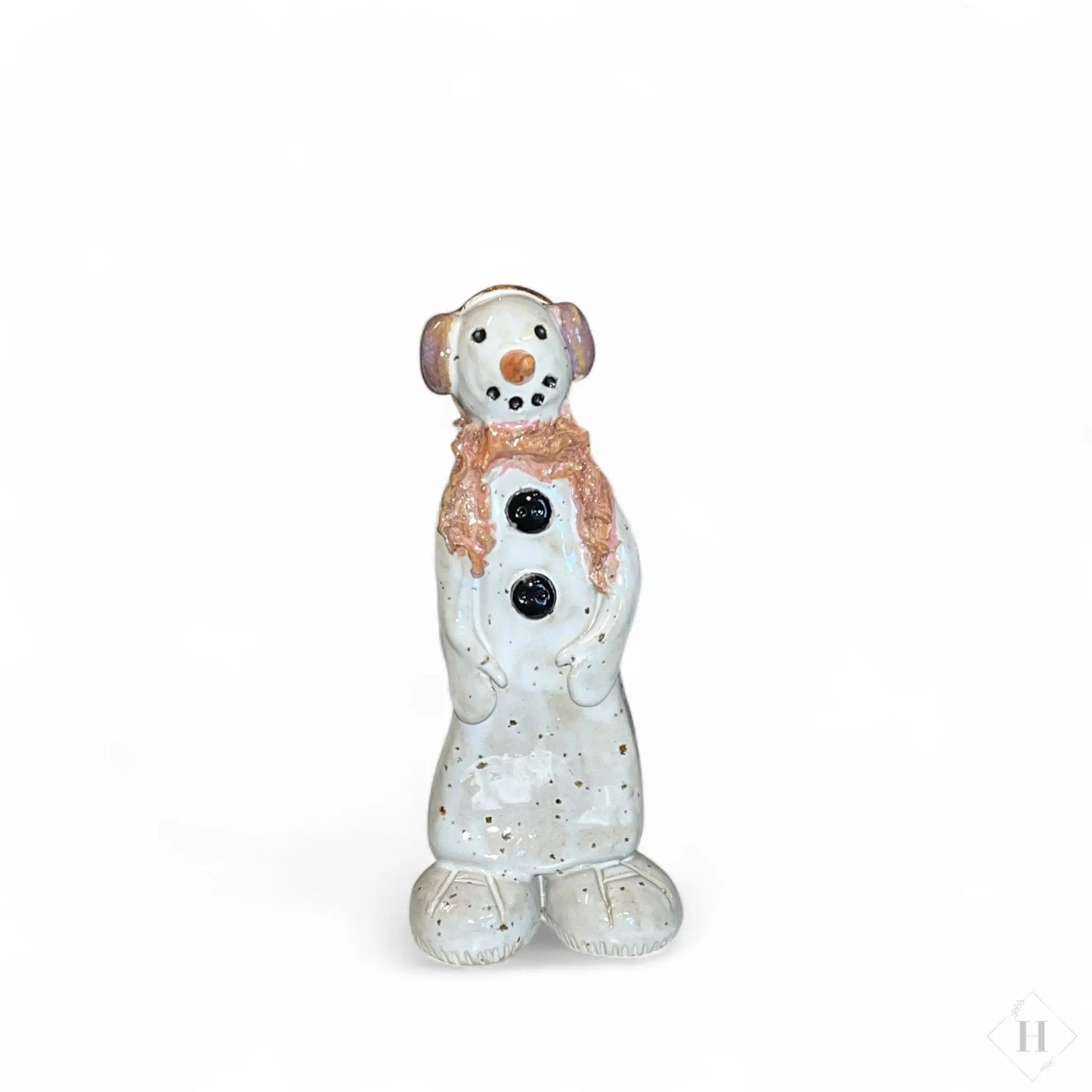 Spilop - snemand (lilla ørevarmere) Charlottes Clayground