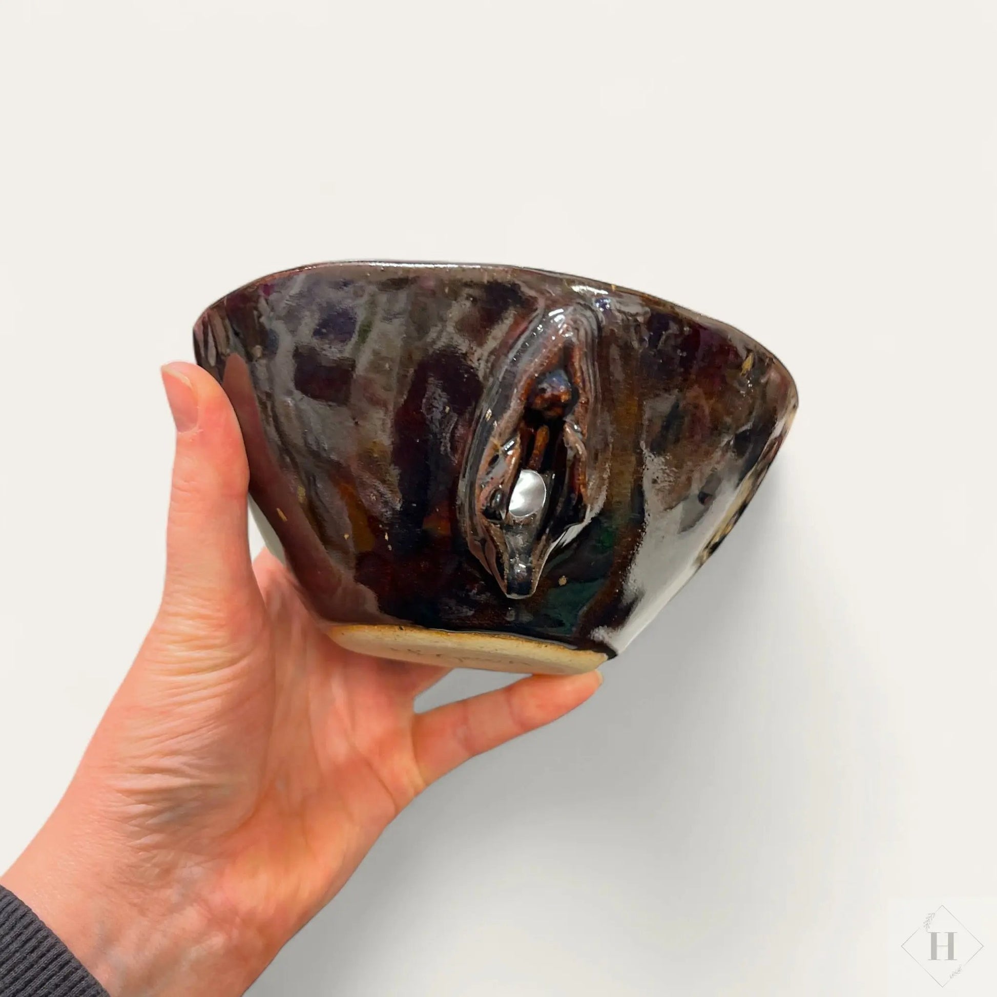 Garnskål - vulva LGreen