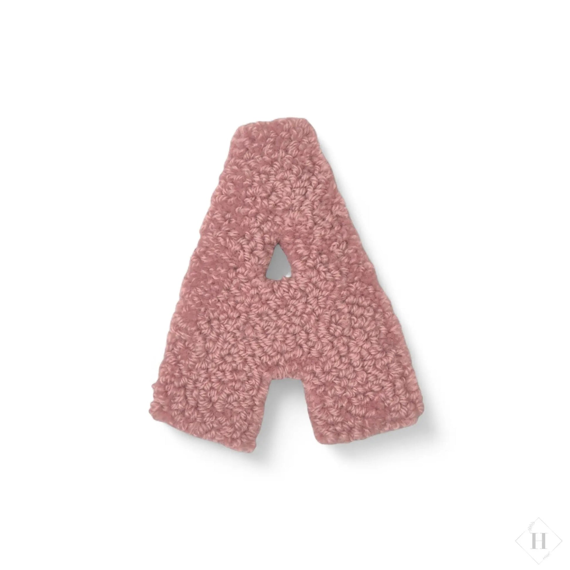 Håndlavet Tuftet Bogstav 14 cm - Personlig Væg Dekoration Flair