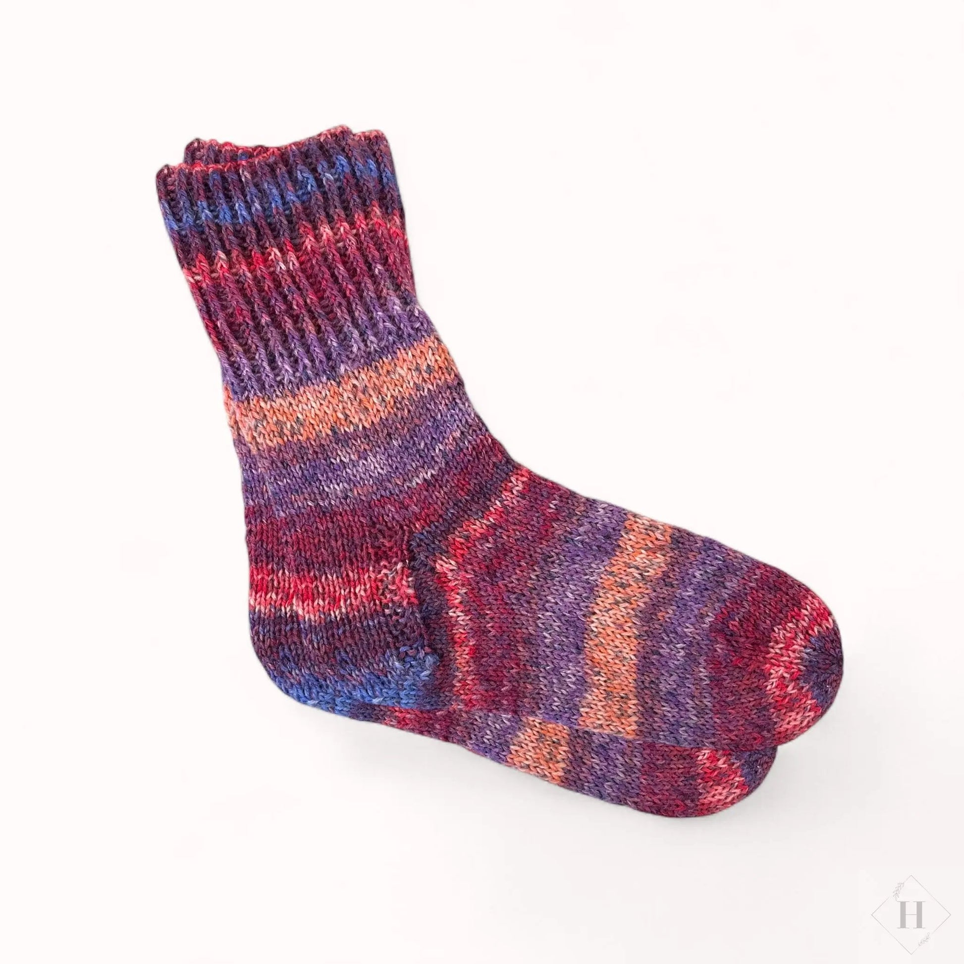 Strikkede strømper str 36-37 Håndlavet af