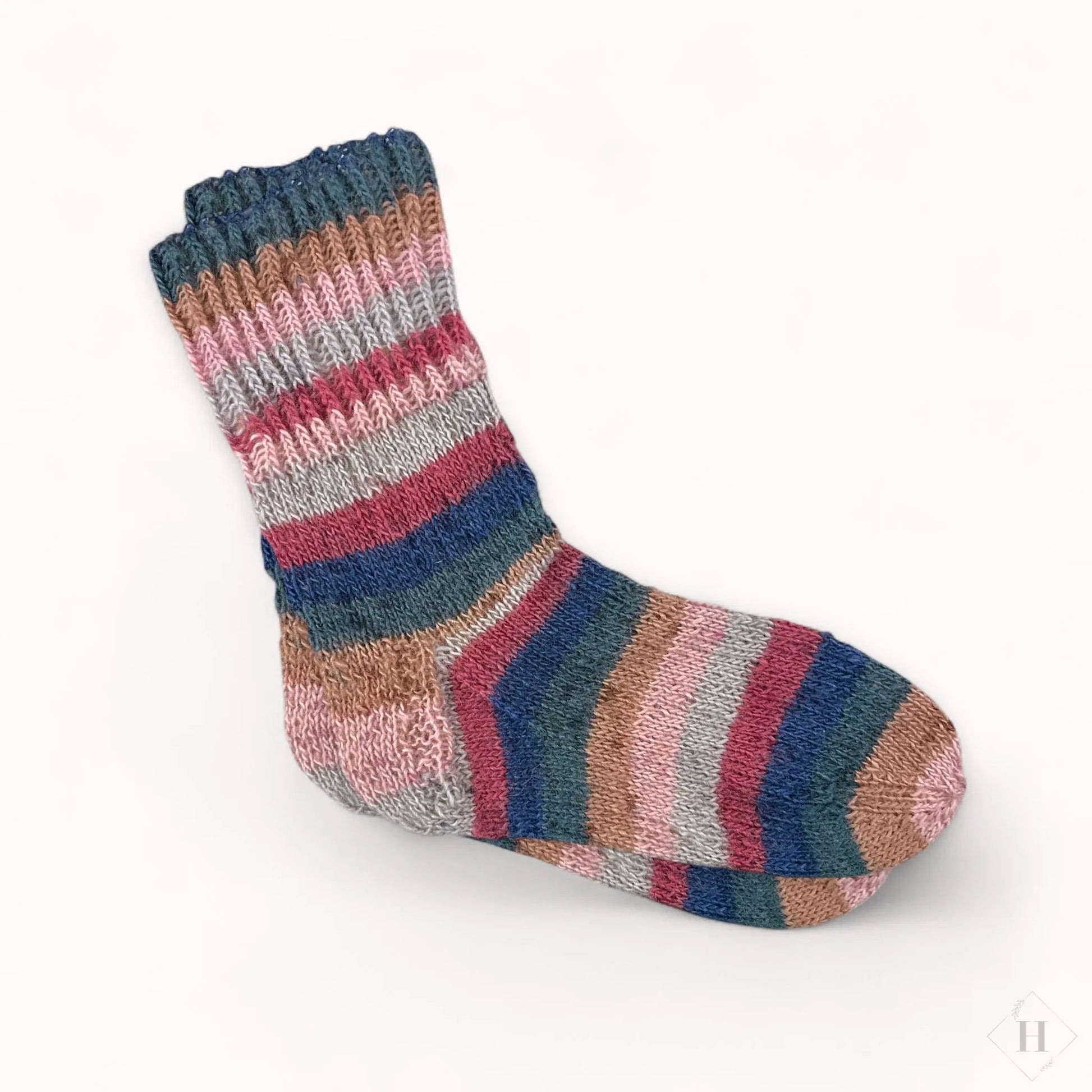 Strikkede strømper str 40-41 Håndlavet af