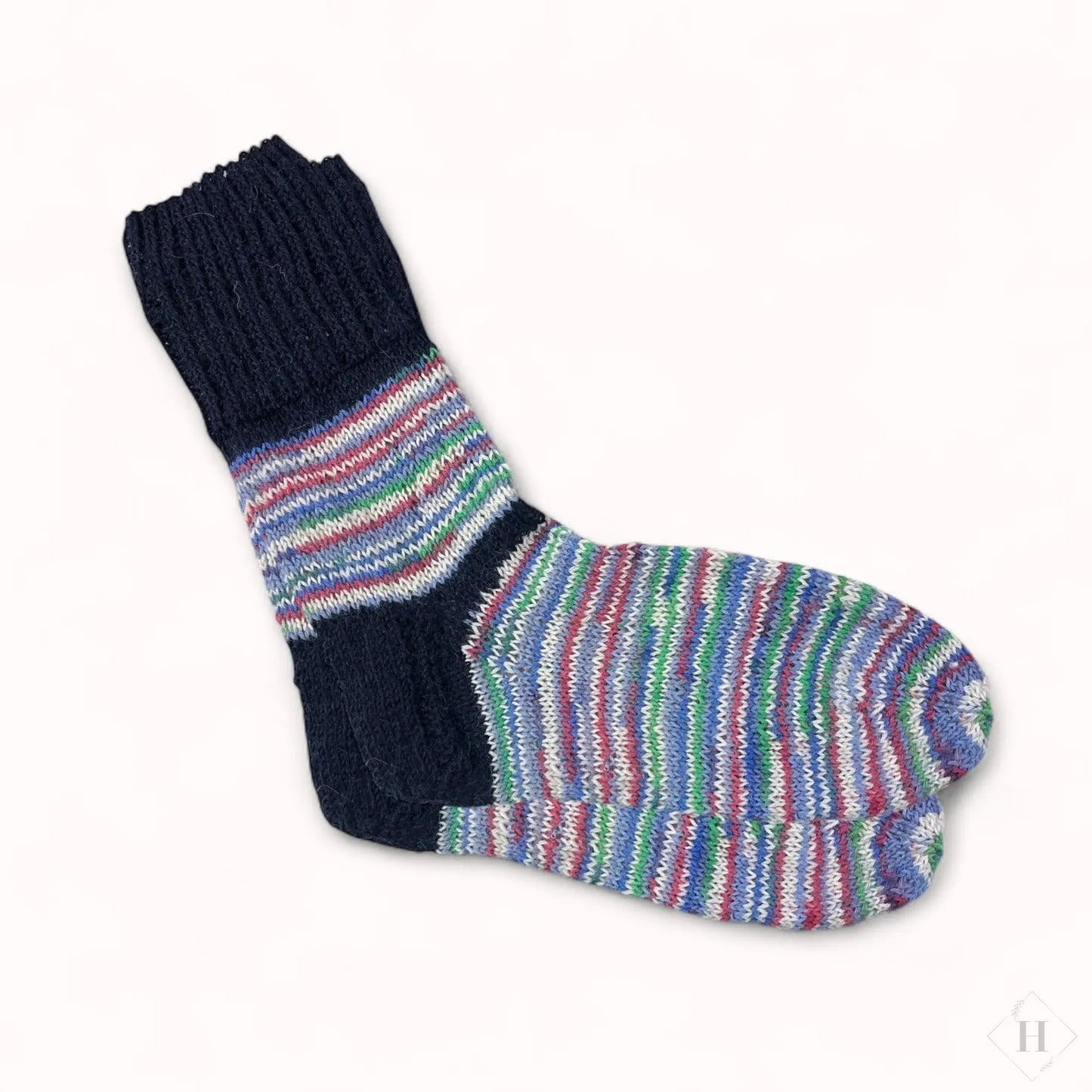 Strikkede strømper str 45-47 Håndlavet af