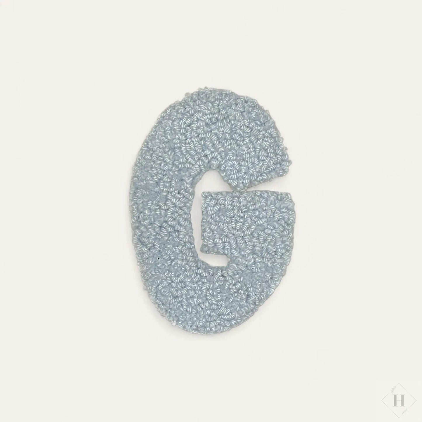 Håndlavet Tuftet Bogstav 14 cm - Personlig Væg Dekoration (G) Flair
