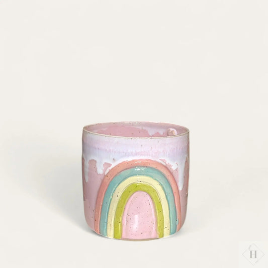 Krus uden hank - Regnbue Clay by Hornstrup