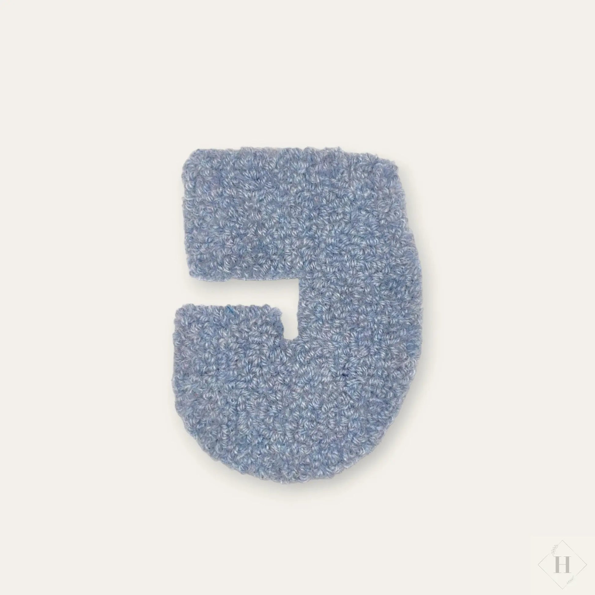 Håndlavet Tuftet Bogstav 14 cm - Personlig Væg Dekoration (J) Flair