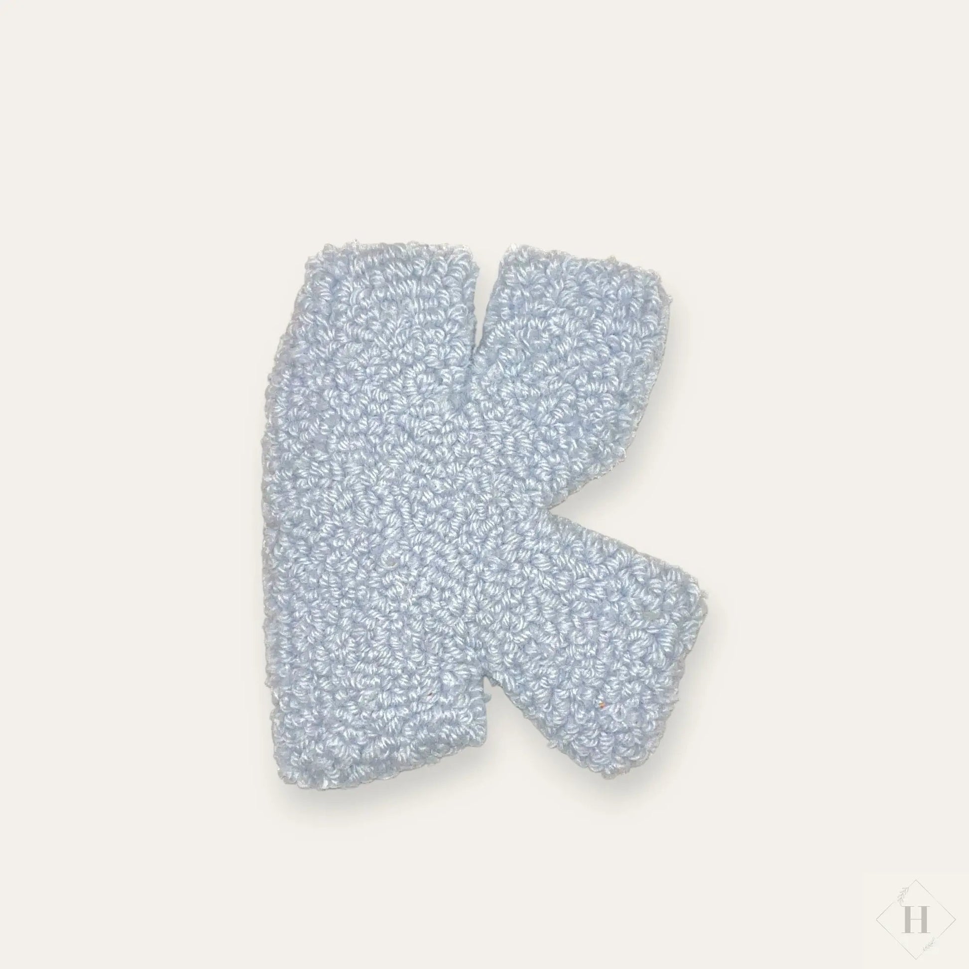 Håndlavet Tuftet Bogstav 14 cm - Personlig Væg Dekoration (K) Flair