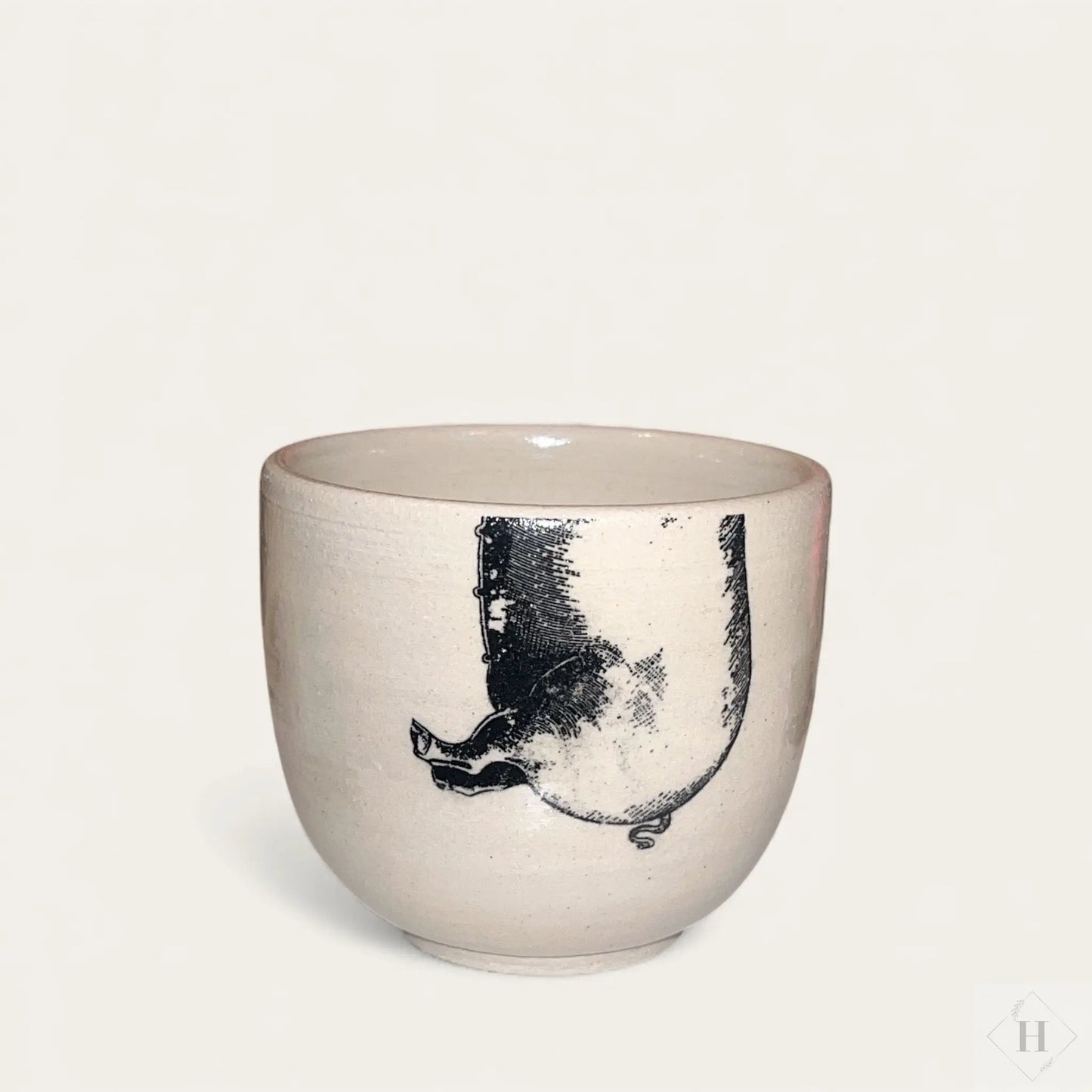 Krus uden hank - halvdyr gris Famalut