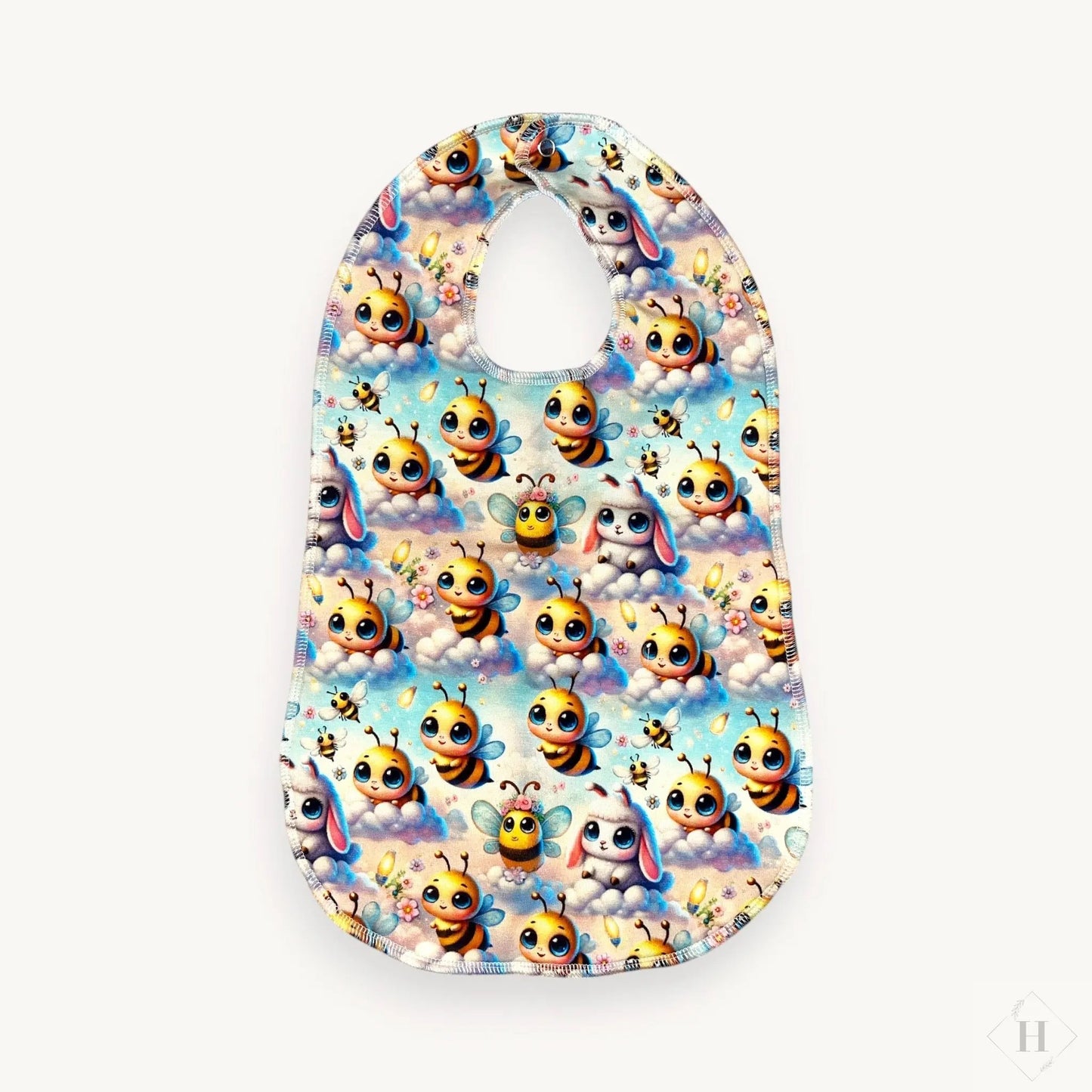 Spisesmæk i blødt bomuld og vandskyende fleece (flere varianter) Louifax