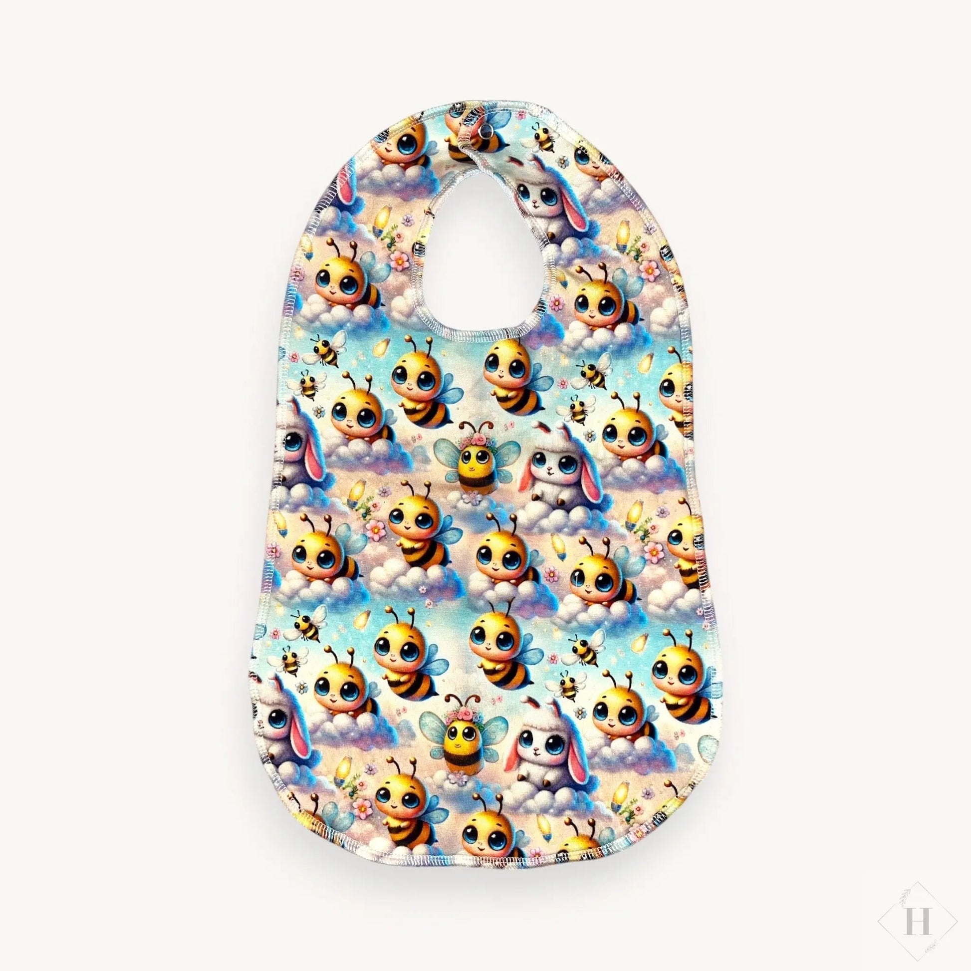 Spisesmæk i blødt bomuld og vandskyende fleece (flere varianter) Louifax