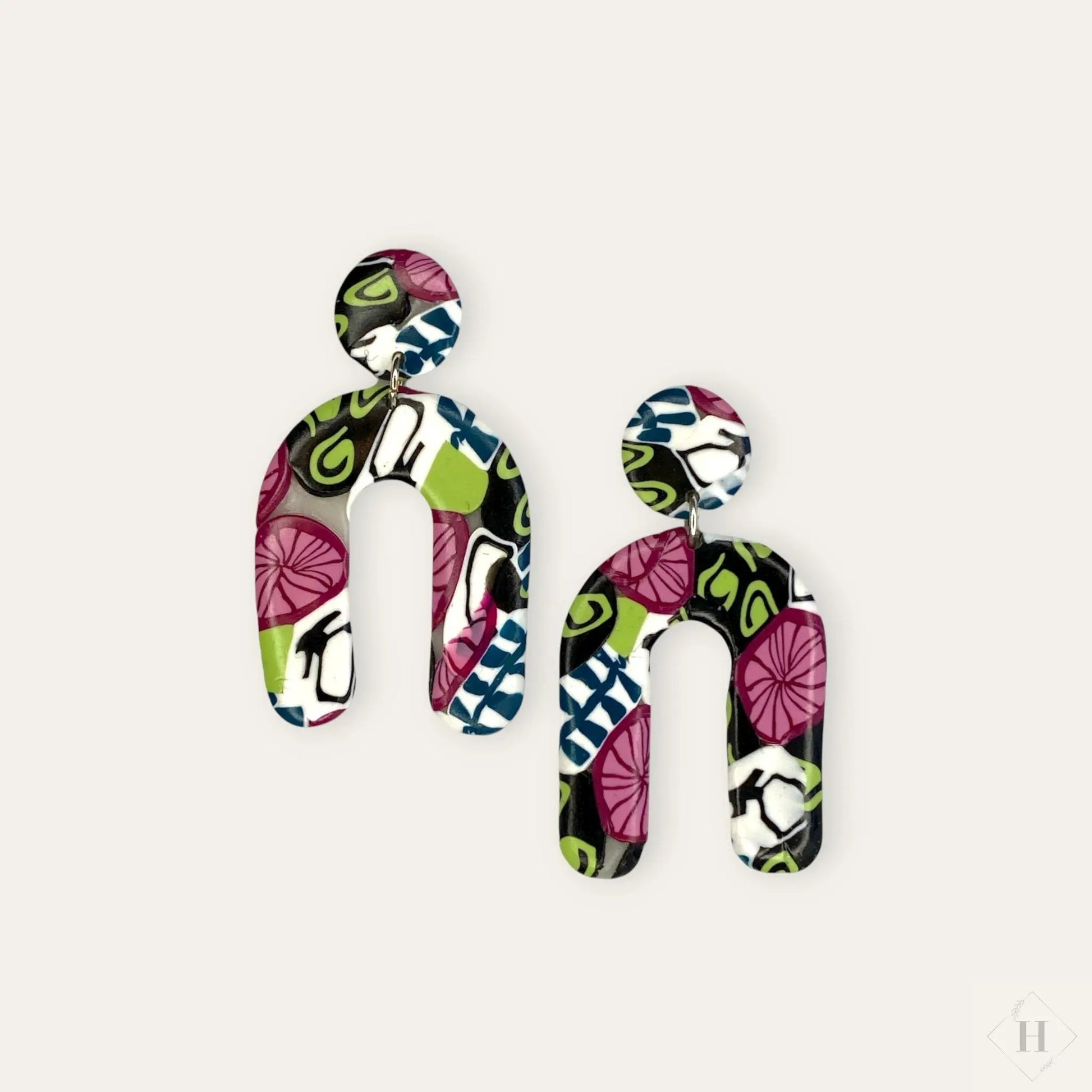 U form Clay ørestikkere Øjenguf