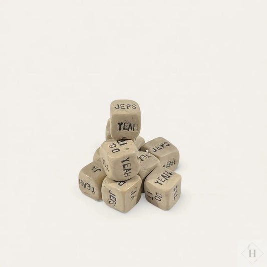 Ja-terning i keramik Lisbeth Børglum