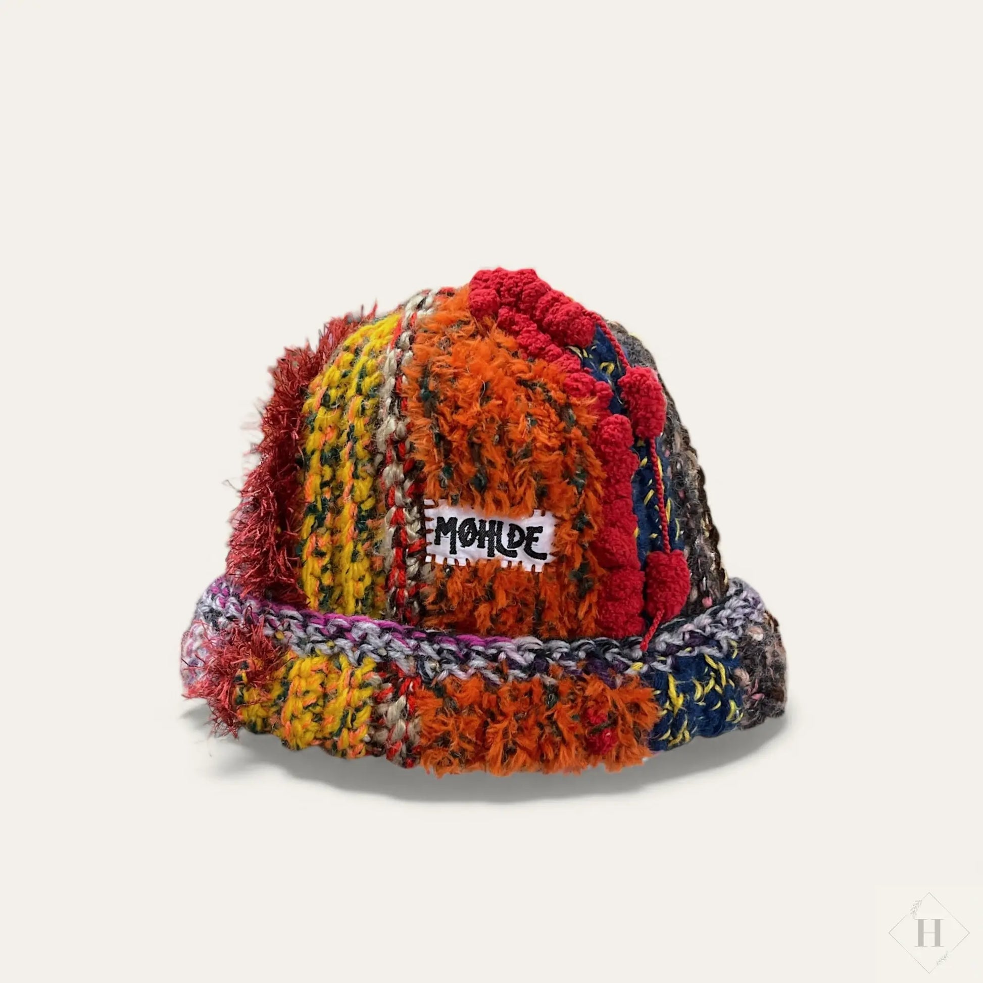 Hæklet beanie - Autumn in New York Møhlde