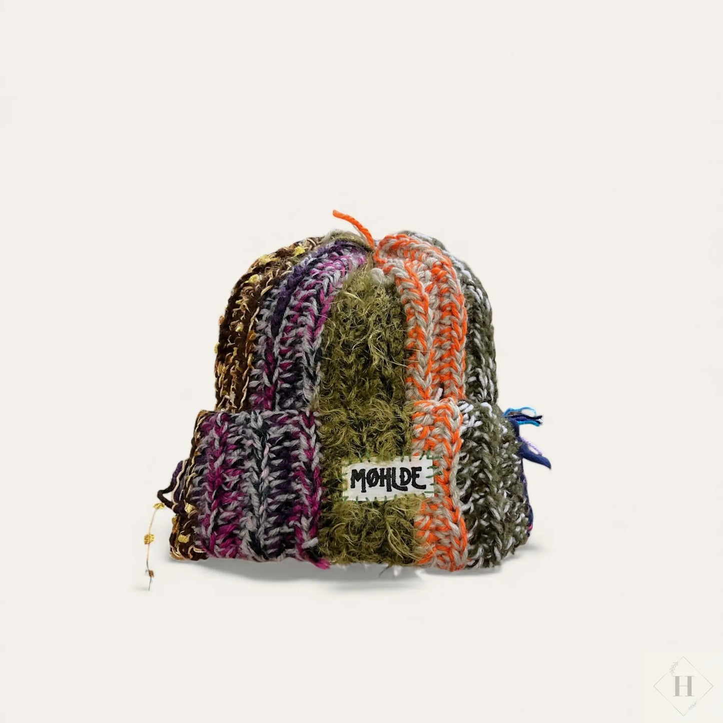 Hæklet beanie - Winter Green Møhlde