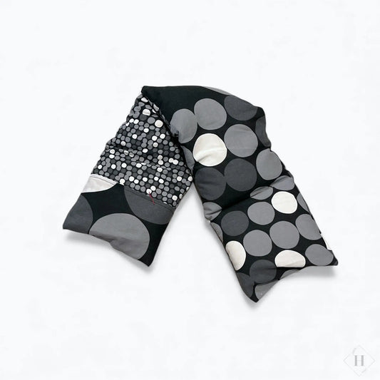 Stor varmepude - sort/hvid HG Design