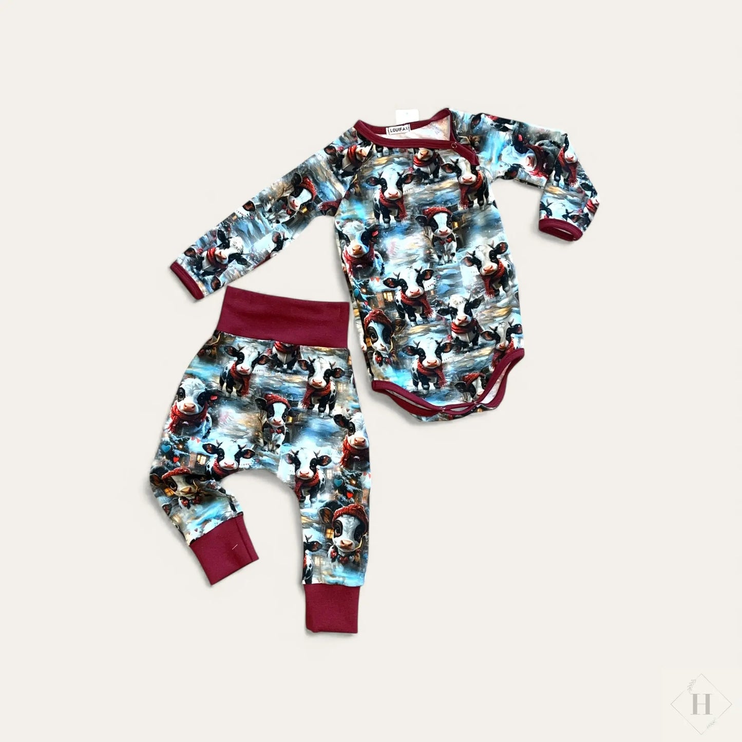 Body og bukser str 80 Håndlavet af