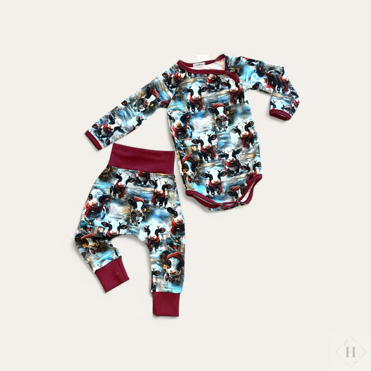 Body og bukser str 80 Håndlavet af