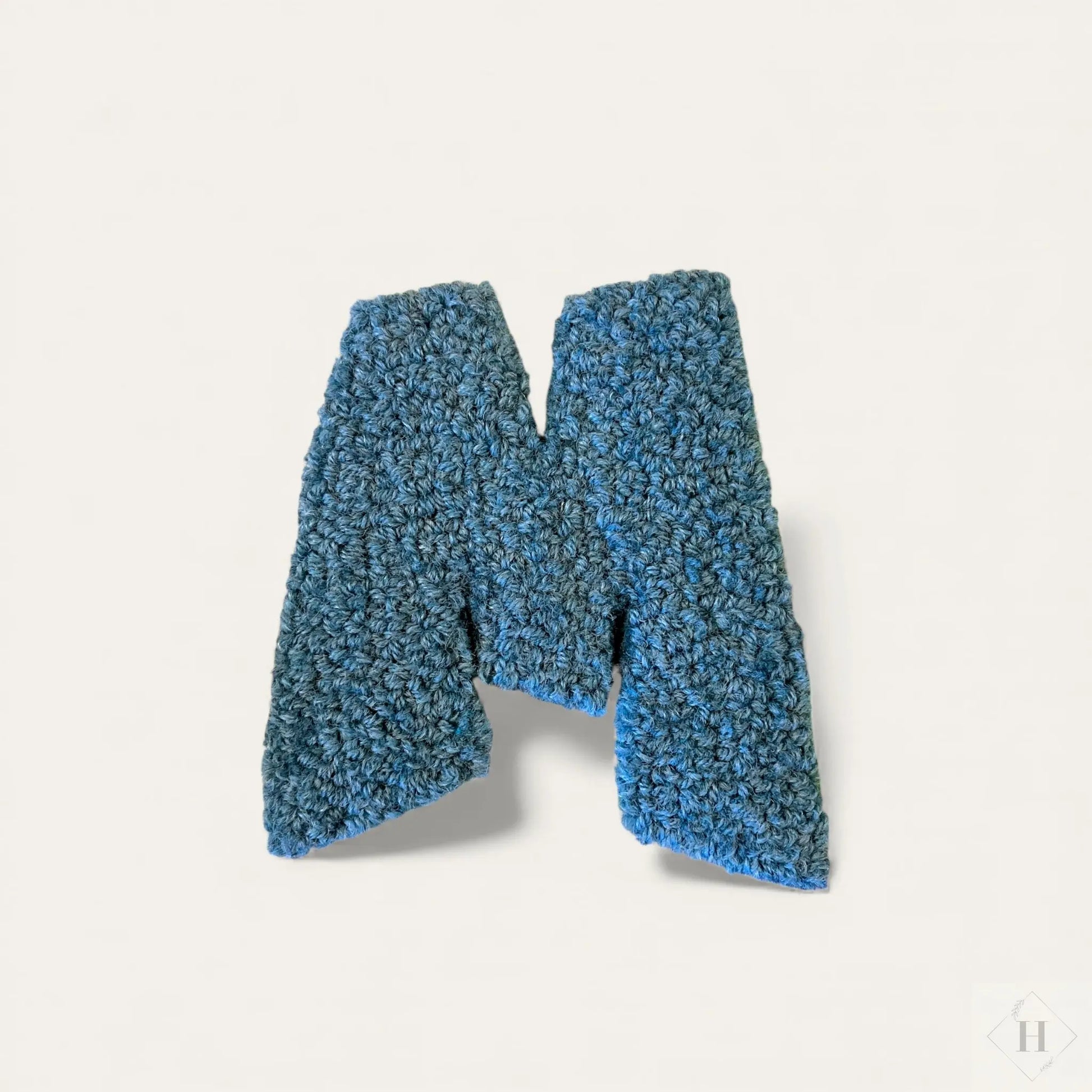 Håndlavet Tuftet Bogstav 14 cm - Personlig Væg Dekoration (M/W) Flair