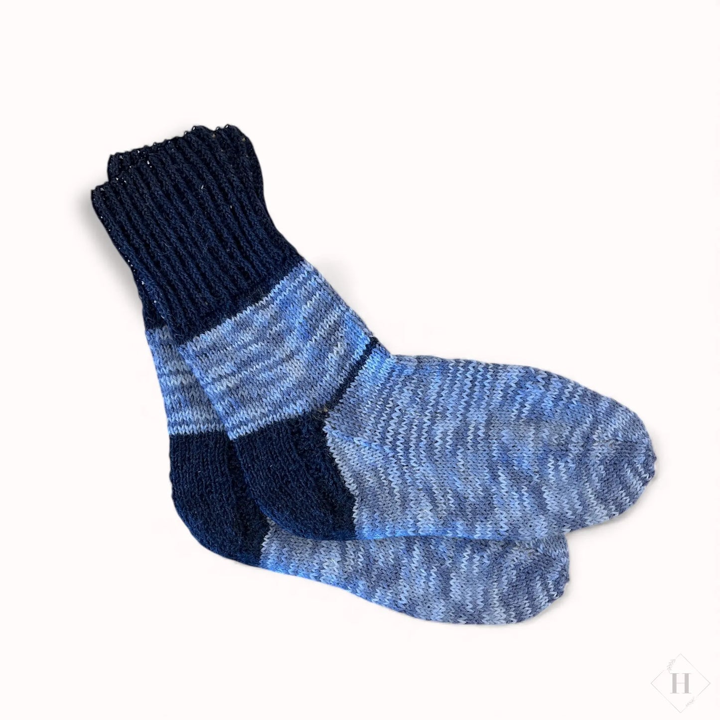 Strikkede strømper str 40-41 Håndlavet af