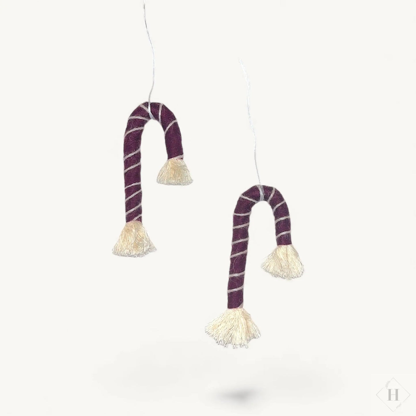 Små viklede slikstok-ophæng - Sæt med 2 stk Flair