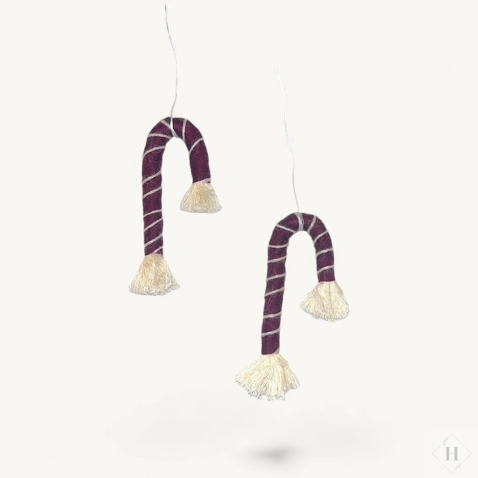 Små viklede slikstok-ophæng - Sæt med 2 stk Flair