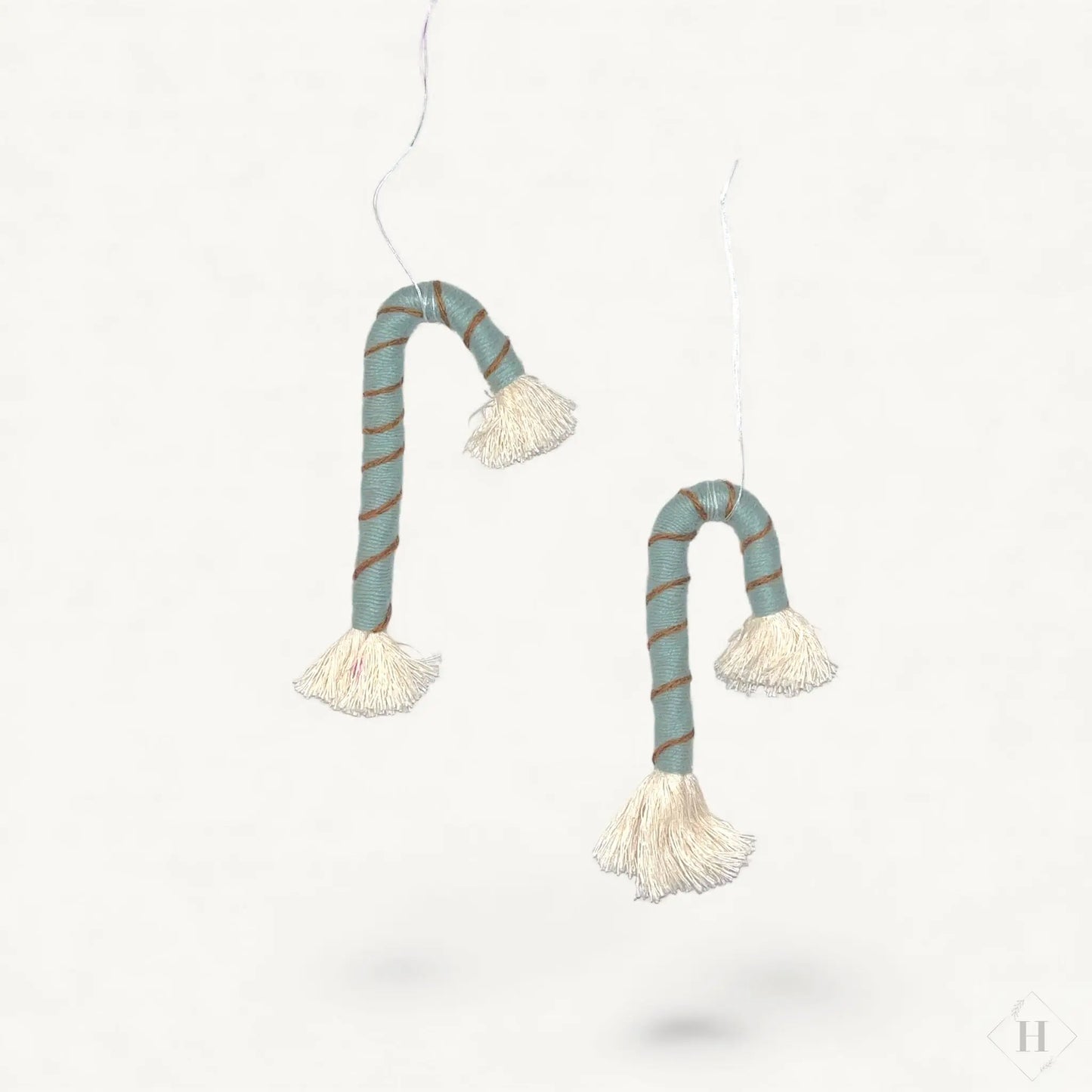 Små viklede slikstok-ophæng - Sæt med 2 stk Flair