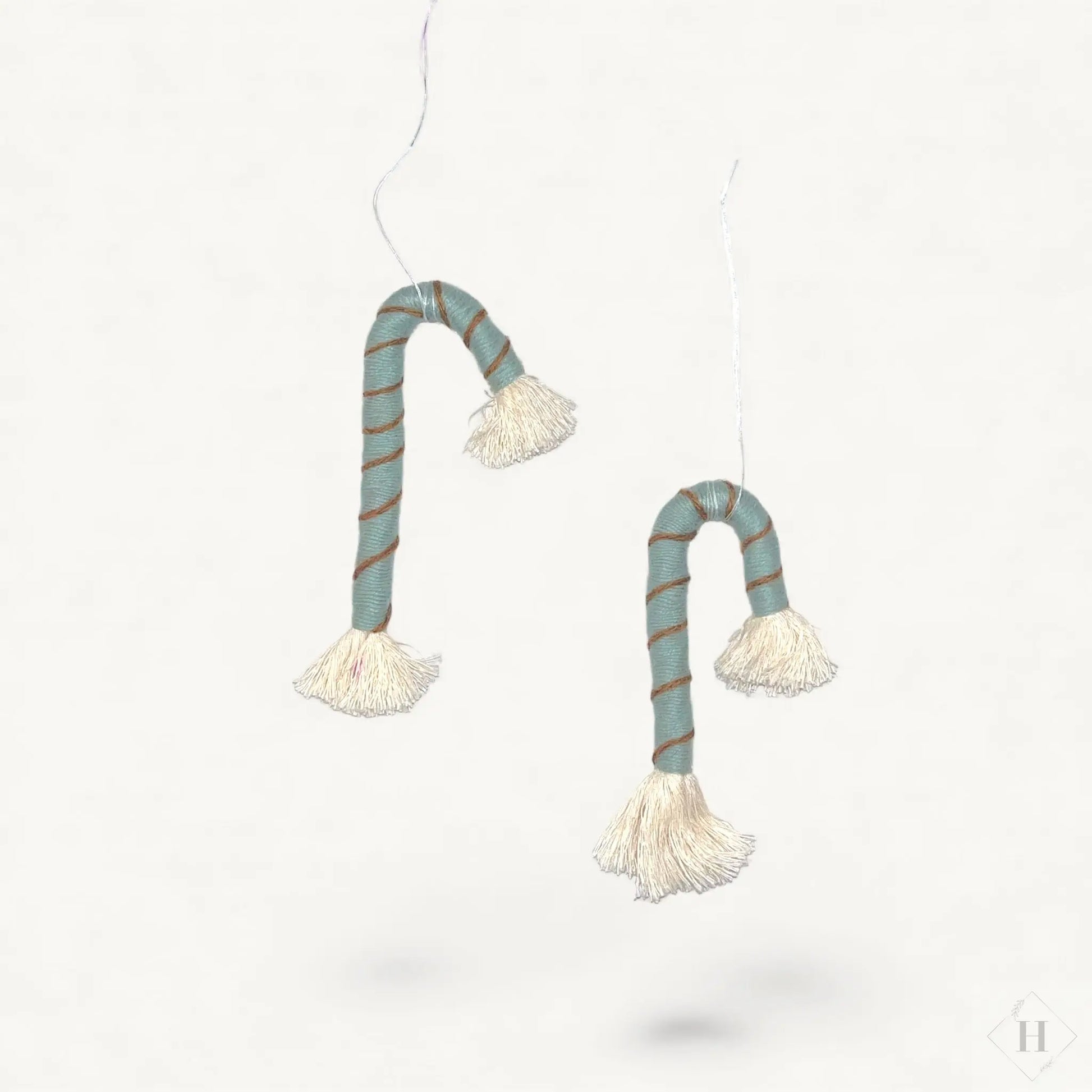 Små viklede slikstok-ophæng - Sæt med 2 stk Flair