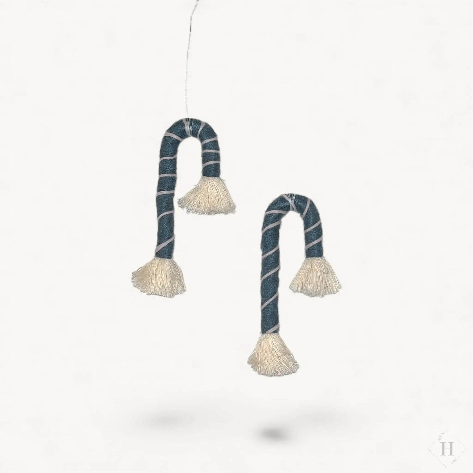 Små viklede slikstok-ophæng - Sæt med 2 stk Flair