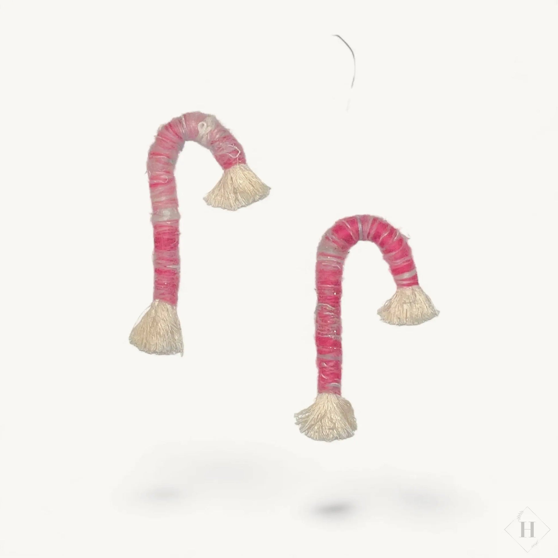 Små viklede slikstok-ophæng - Sæt med 2 stk Flair