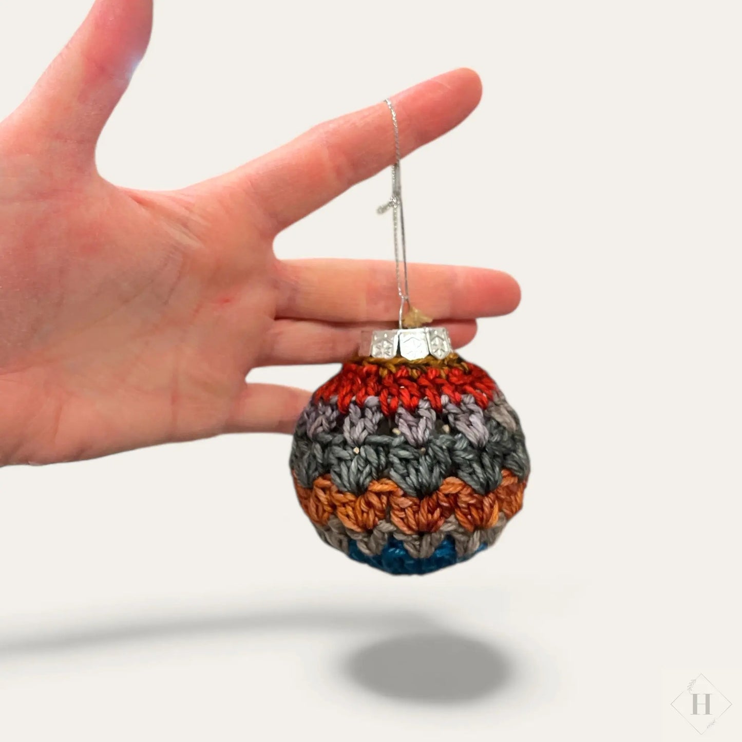 Hæklet julekugle Jnortheved