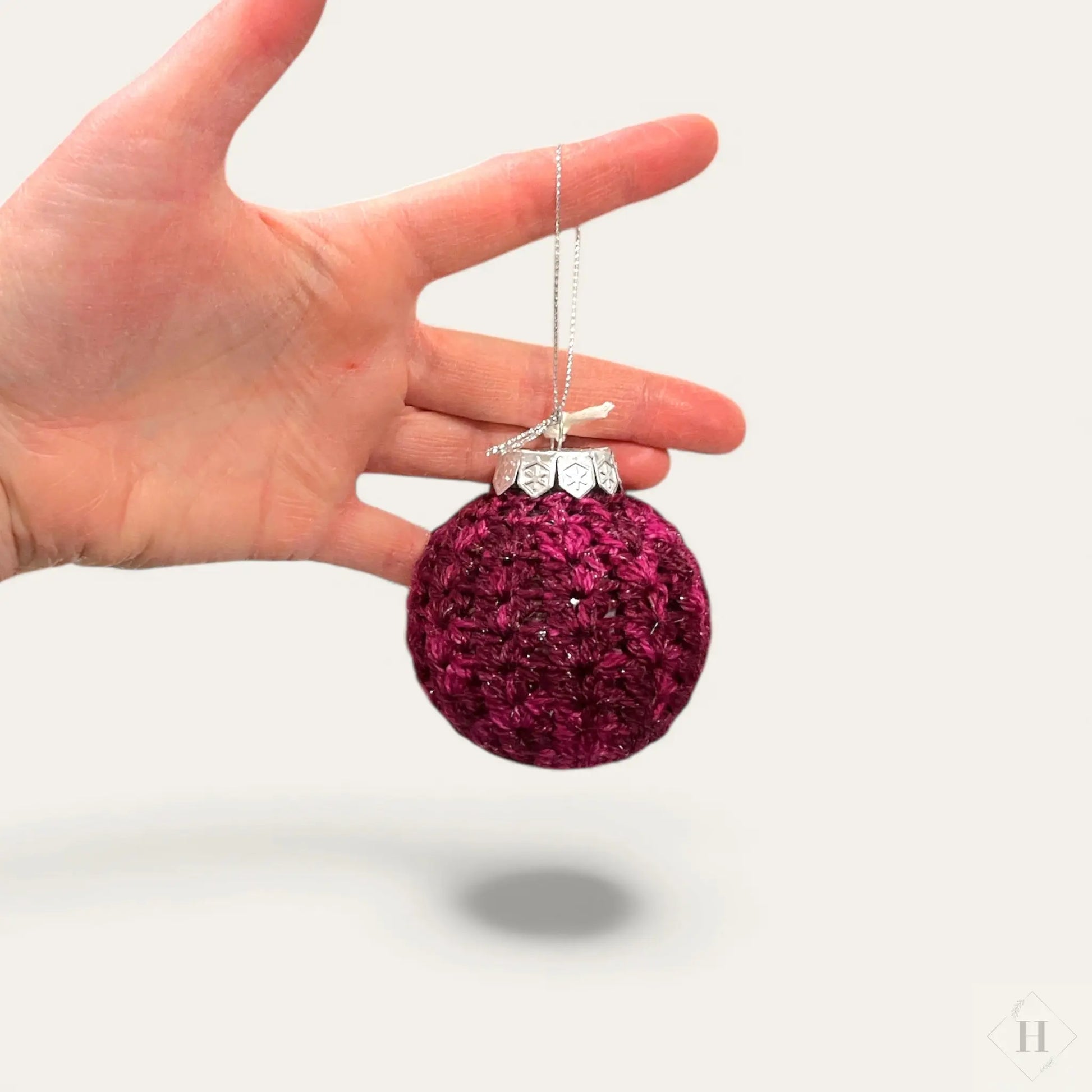 Hæklet julekugle Jnortheved