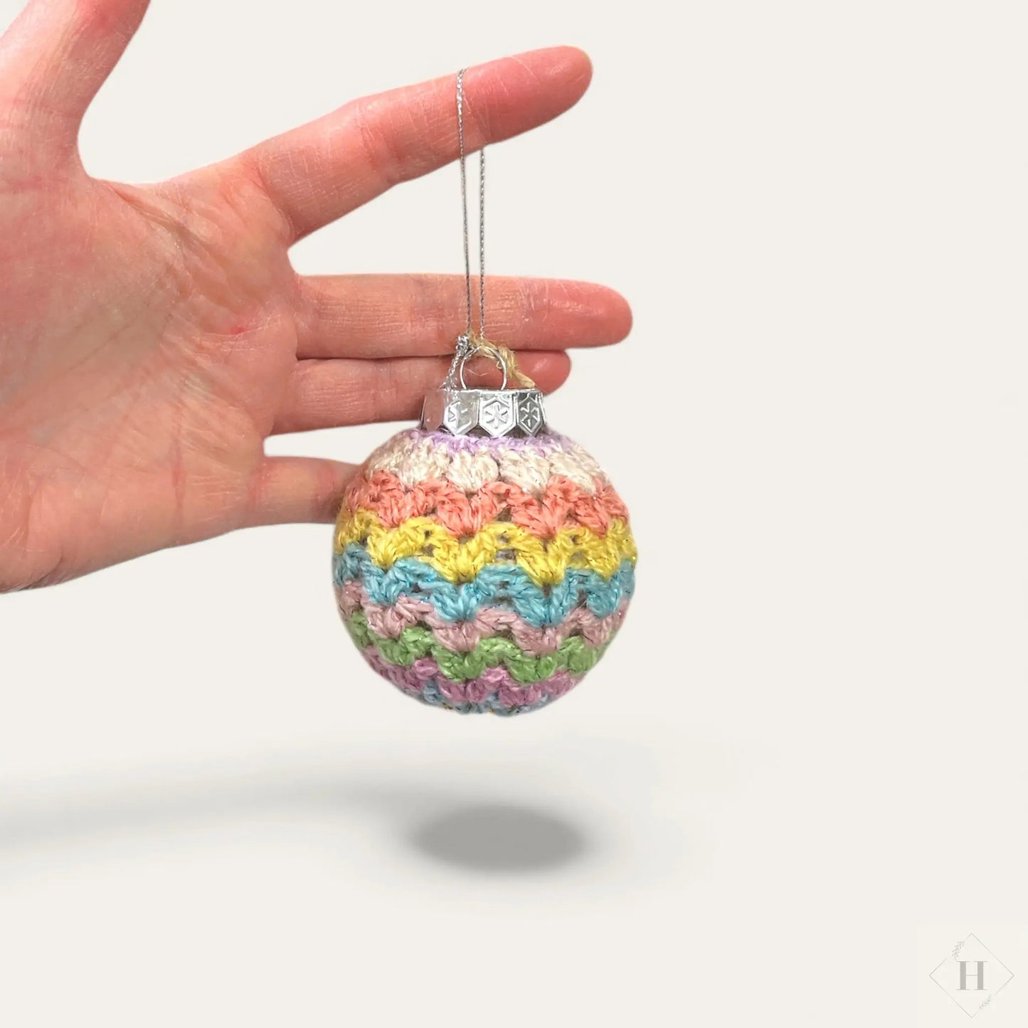 Hæklet julekugle Jnortheved