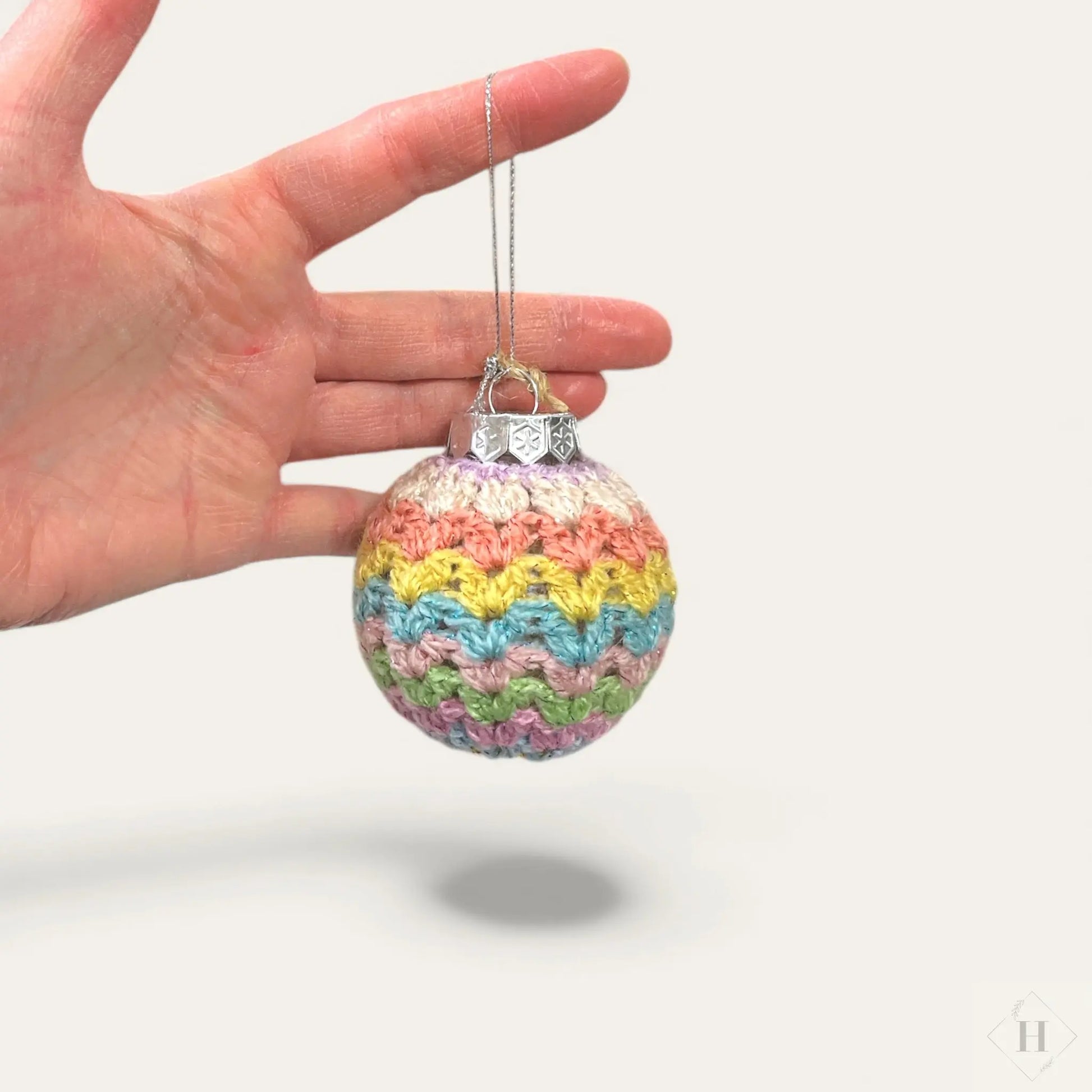 Hæklet julekugle Jnortheved