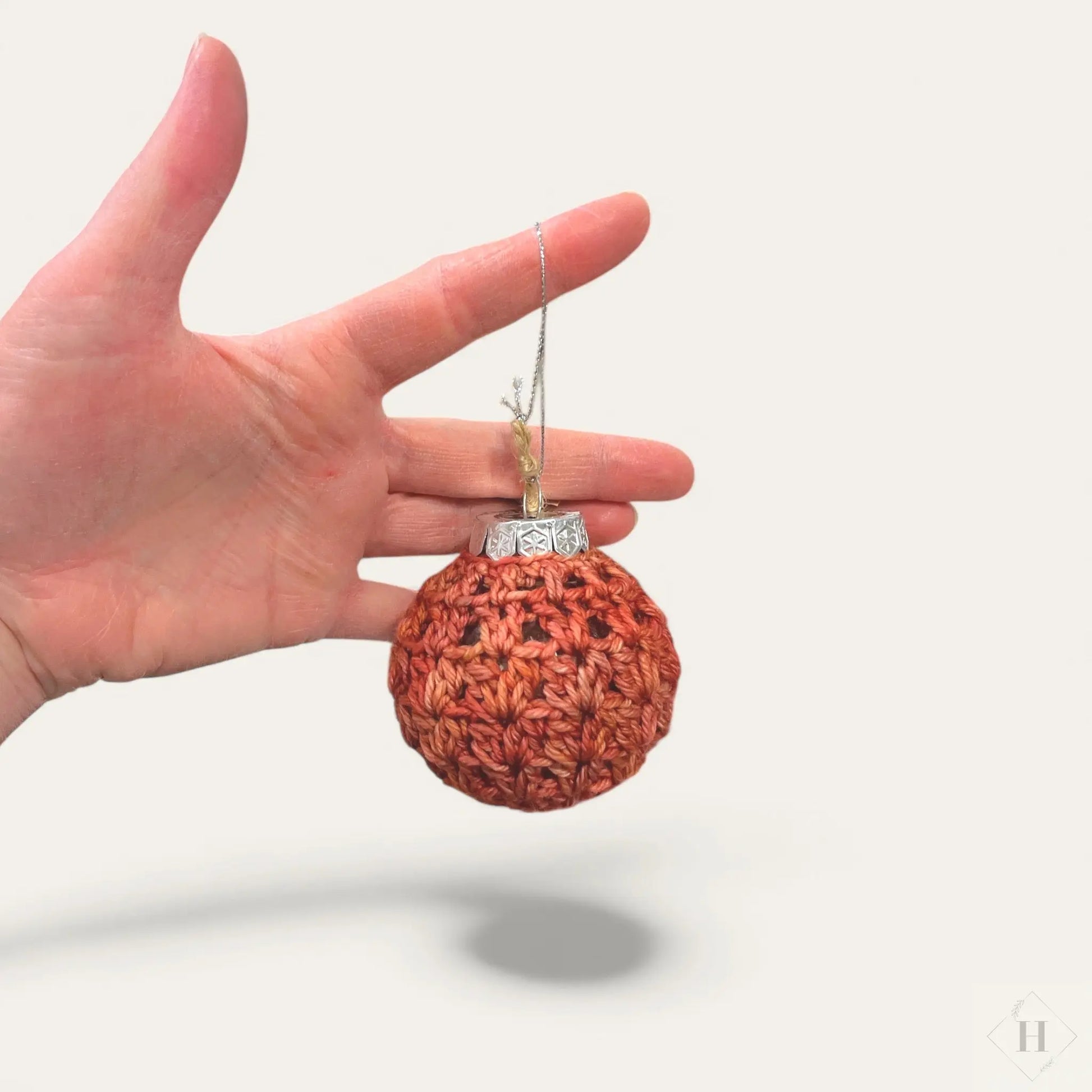 Hæklet julekugle Jnortheved