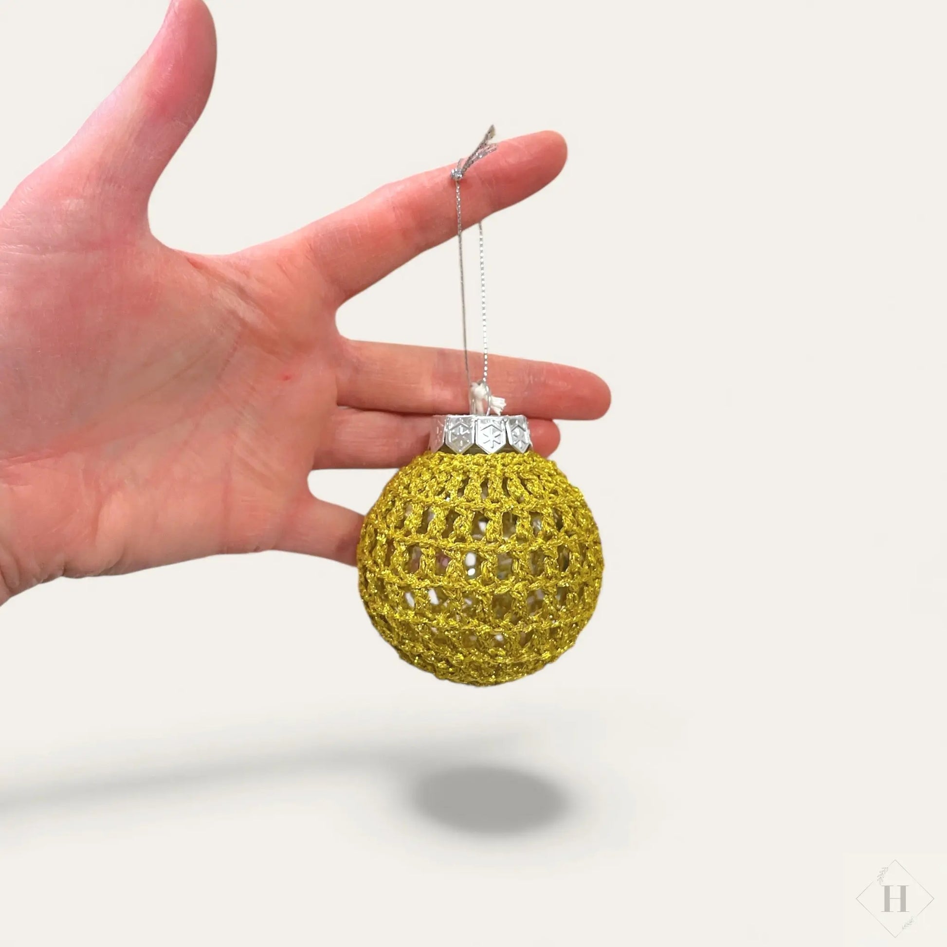 Hæklet julekugle Jnortheved